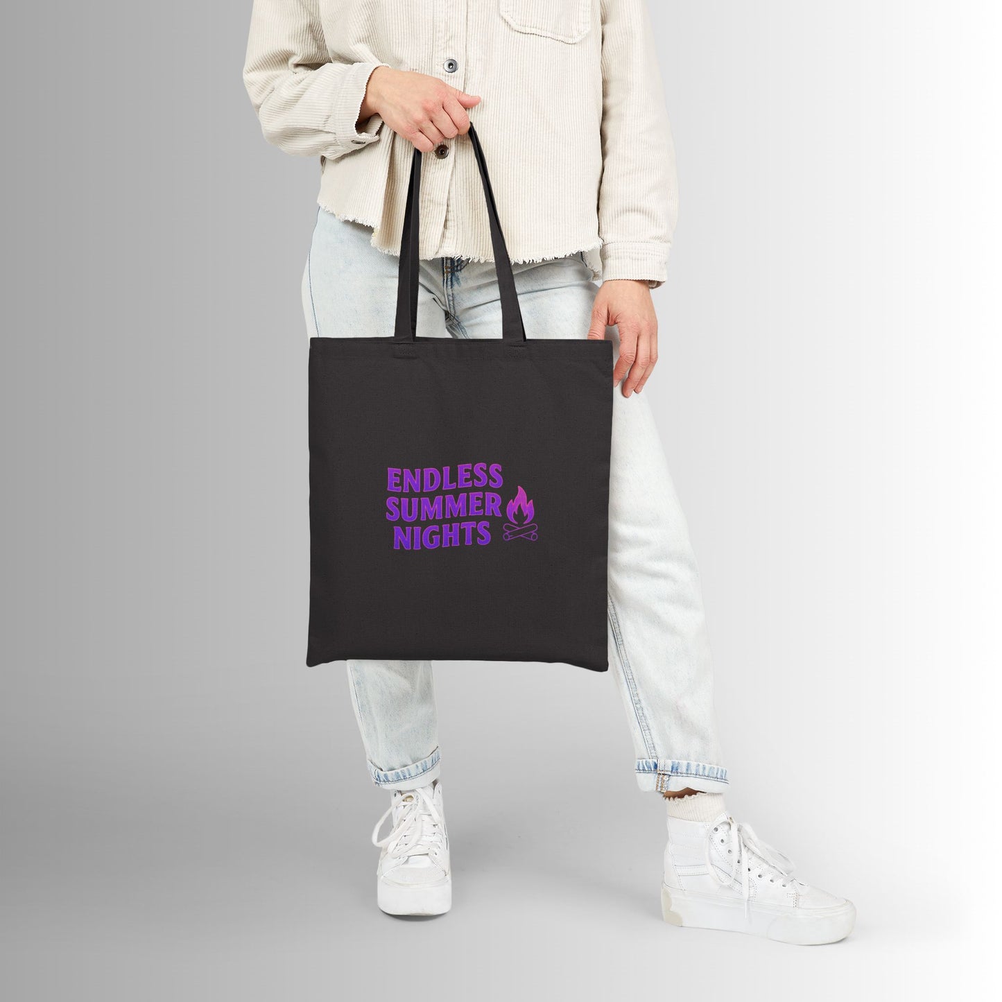 Surf-Inspired Cotton Canvas Tote Bag - Perfect for Beach Lovers, Eco-Friendly Shopping, Gifts for Surfers, Summer Adventures