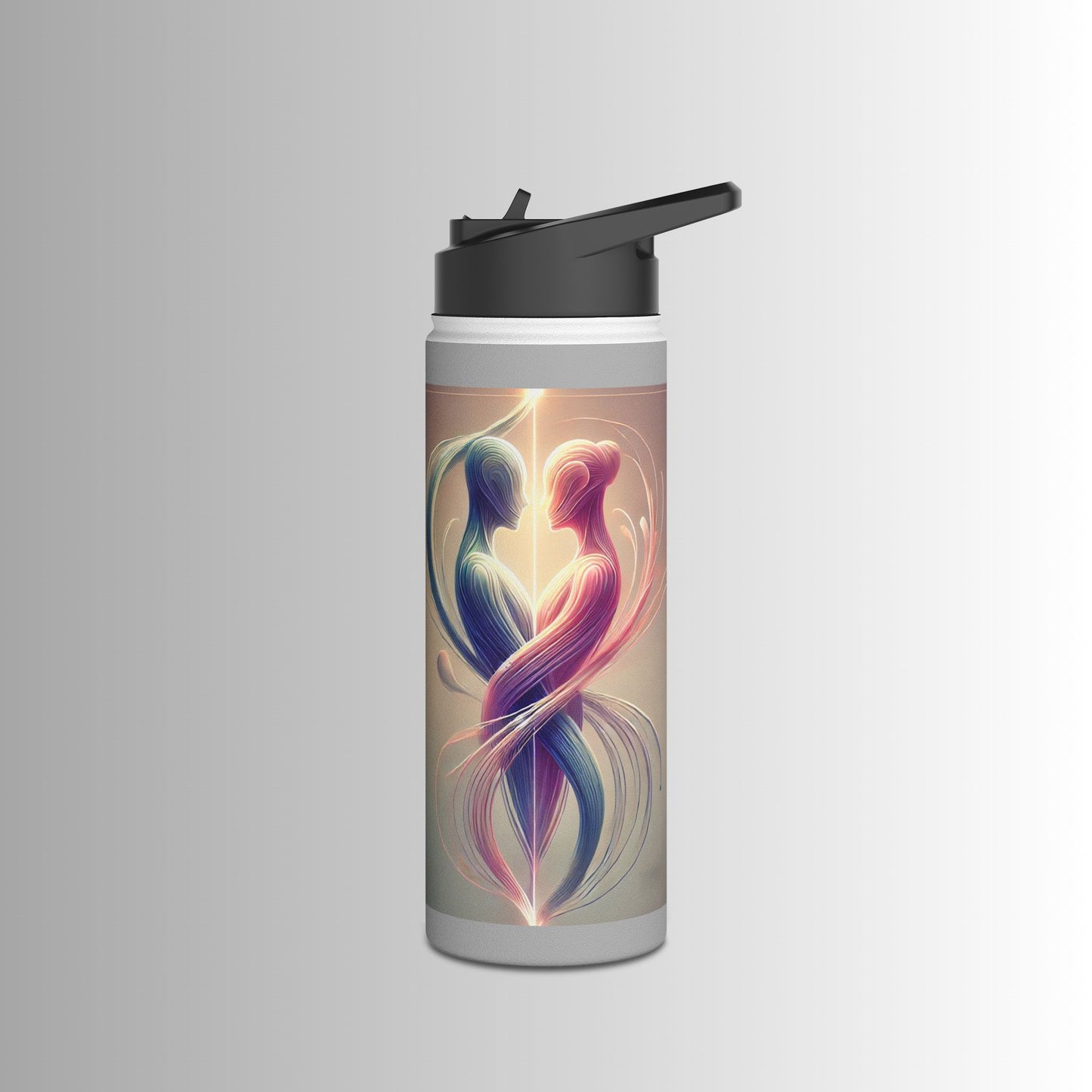 Bound by Love - Stainless Steel Water Bottle, Standard Lid - The Immortal Love Collection