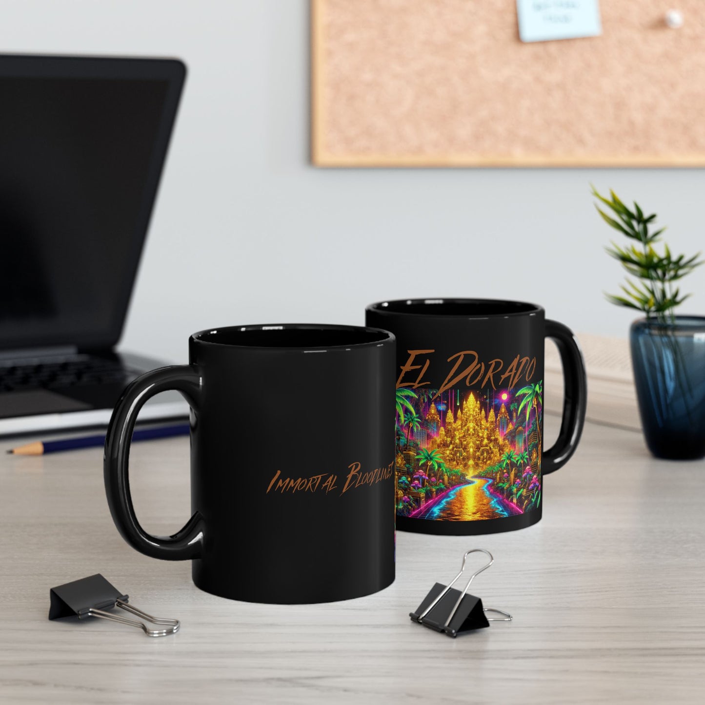 Immortal Bloodlines - El Dorado Mug - Vibrant Graphic Coffee Cup for Mythology Lovers