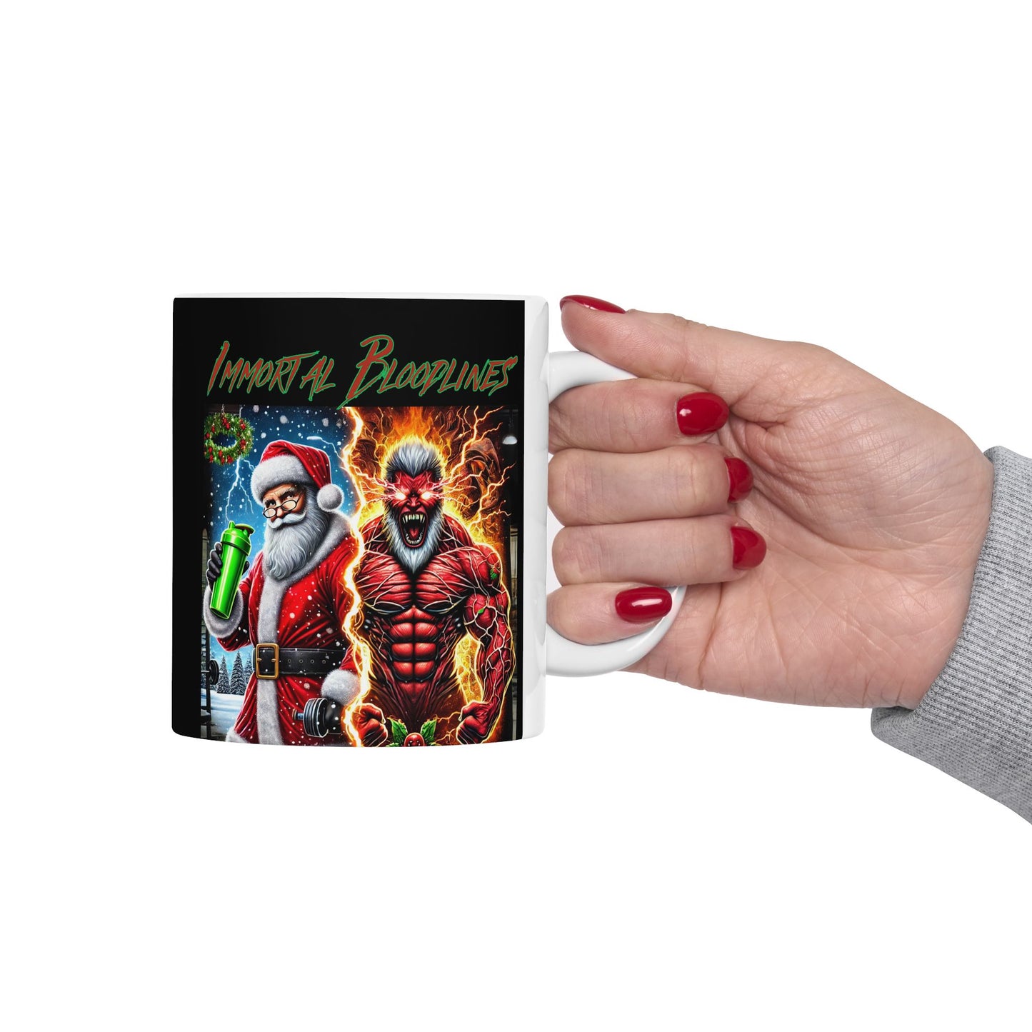 Immortal Bloodlines Jekyll and Hyde Gym Collection Santa Mug Special Edition - Mug - 11oz