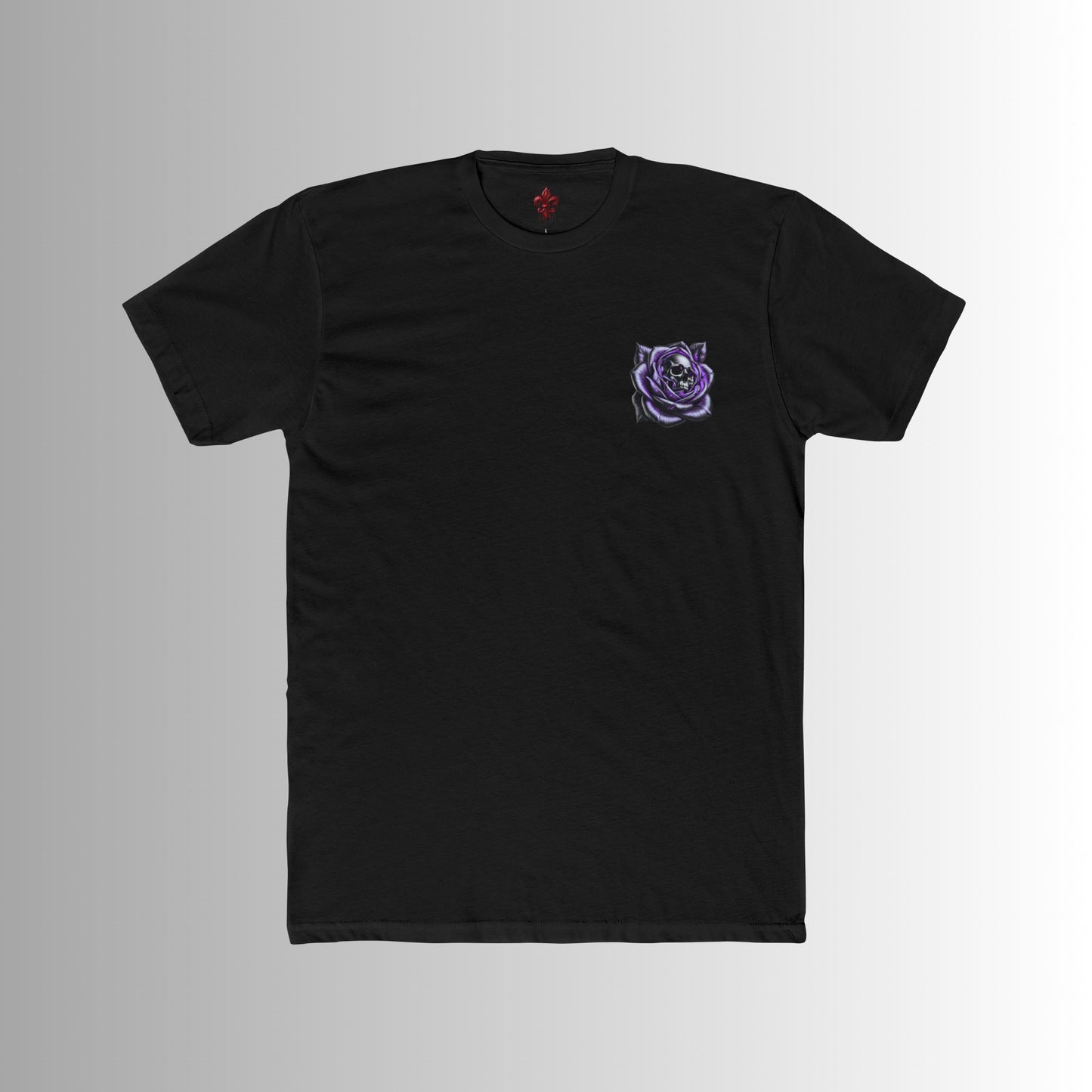 Skull Rose Logo - Purple
