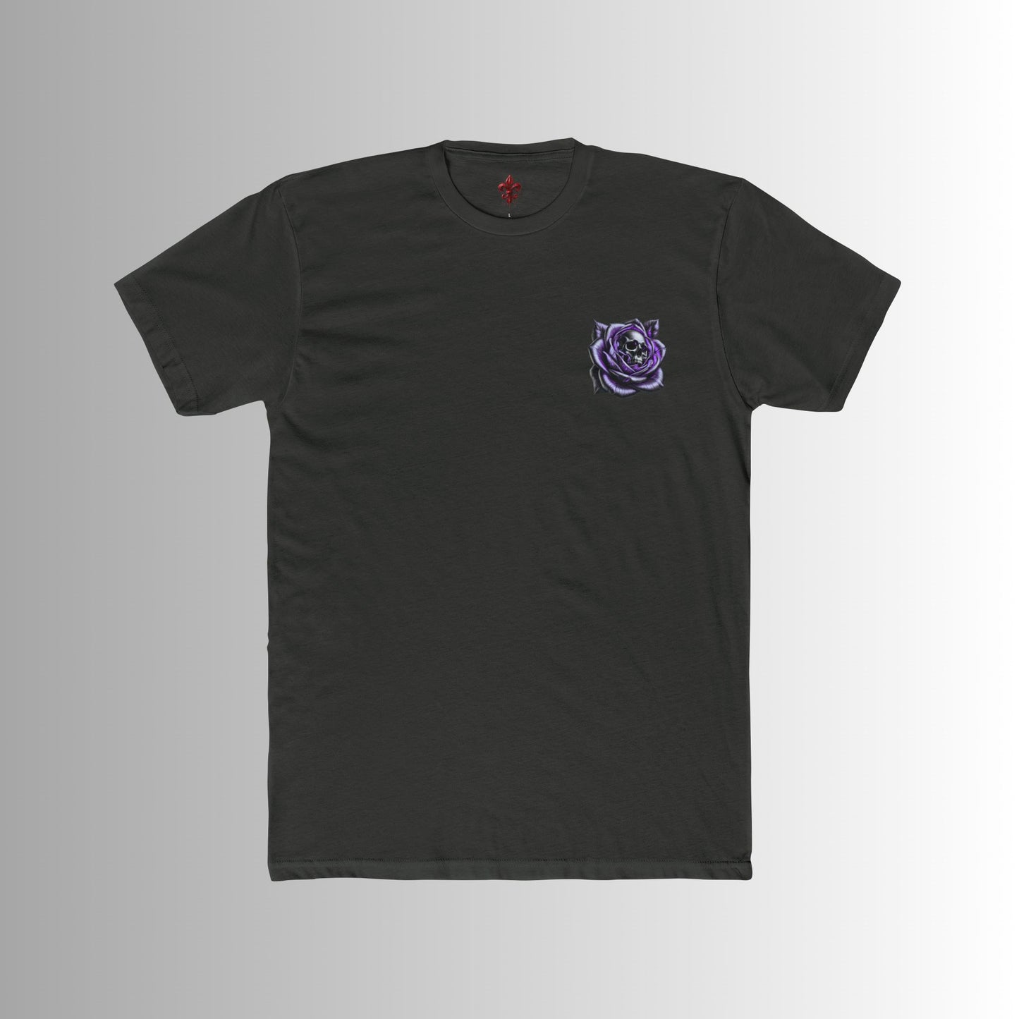Skull Rose Logo - Purple