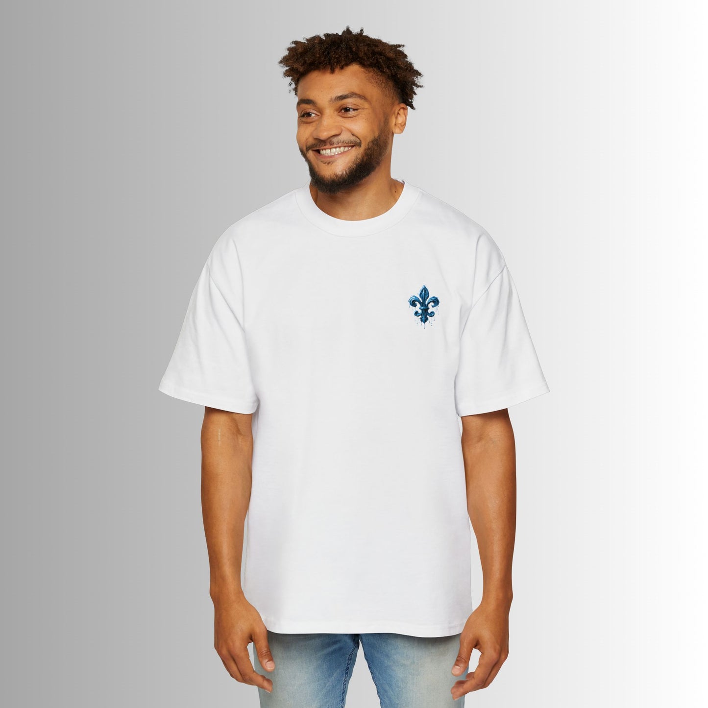 Men's Heavy Oversized Tee - 'Immortal Bloodlines' Graphic Tee with Dubai Graphic (GCC)