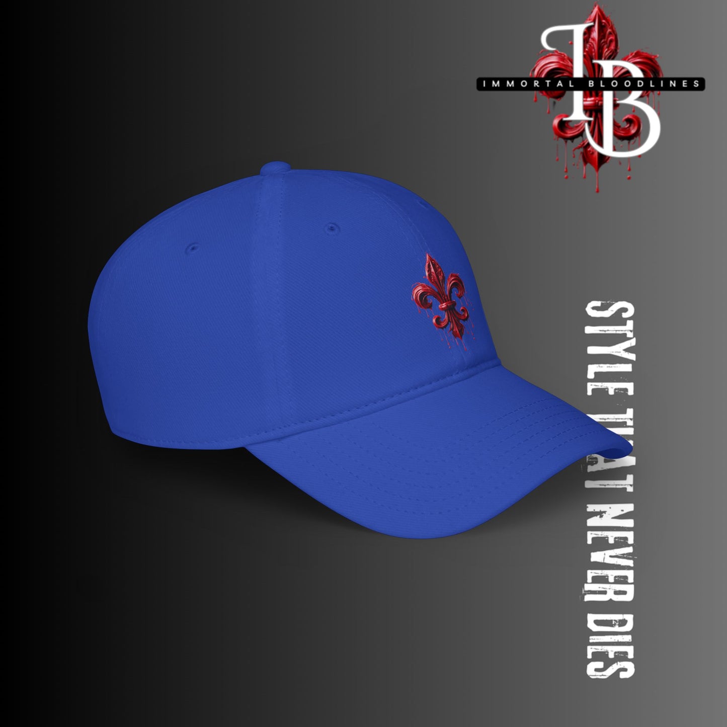 Low Profile Baseball Cap - Fleur De Lis