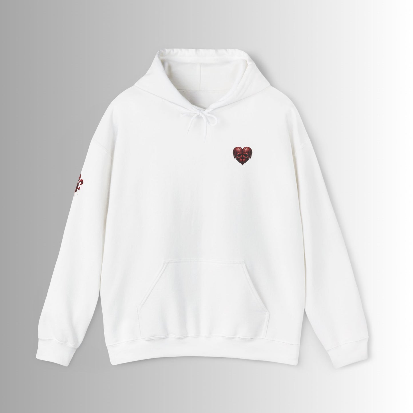 Fate & Love Unisex Hooded Sweatshirt - Heart Design