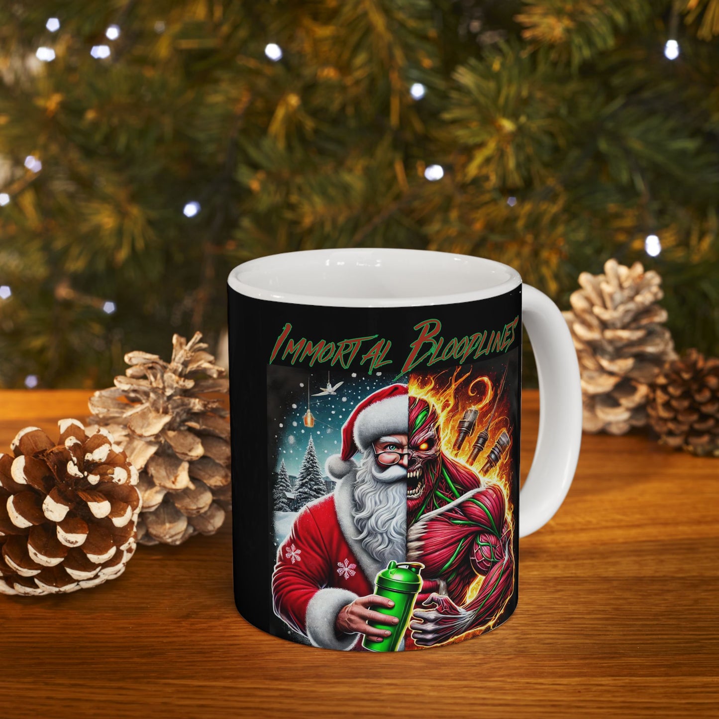 Immortal Bloodlines Jekyll and Hyde Gym Collection Santa Mug Special Edition - Mug - 11oz