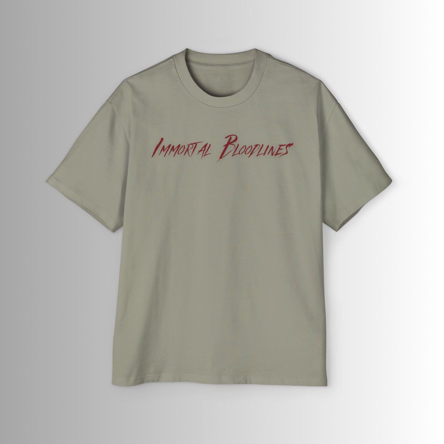 Oversized Tee - Immortal Bloodlines - Fleur de Lis Large Graphic Shirt