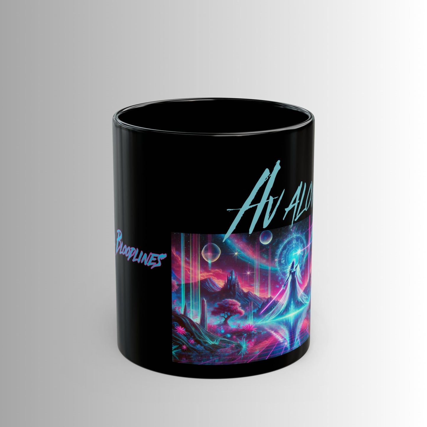 Immortal Bloodlines - Avalon Mug - Vibrant Graphic Coffee Cup for Mythology Lovers