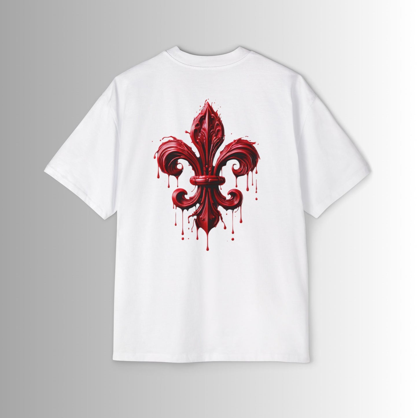 Oversized Tee - Immortal Bloodlines - Fleur de Lis Large Graphic Shirt