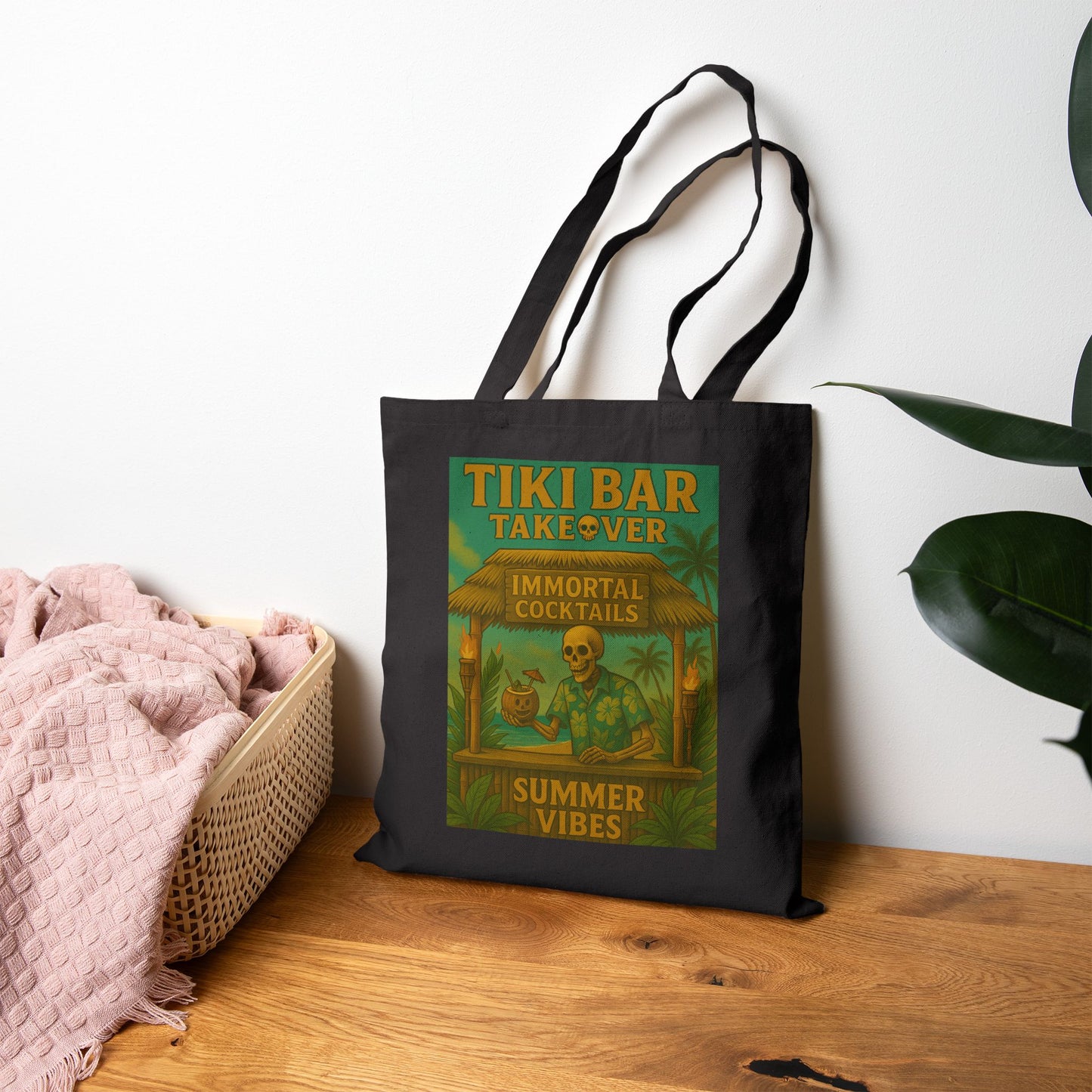 Surf-Inspired Cotton Canvas Tote Bag - Perfect for Beach Lovers, Eco-Friendly Shopping, Gifts for Surfers, Summer Adventures