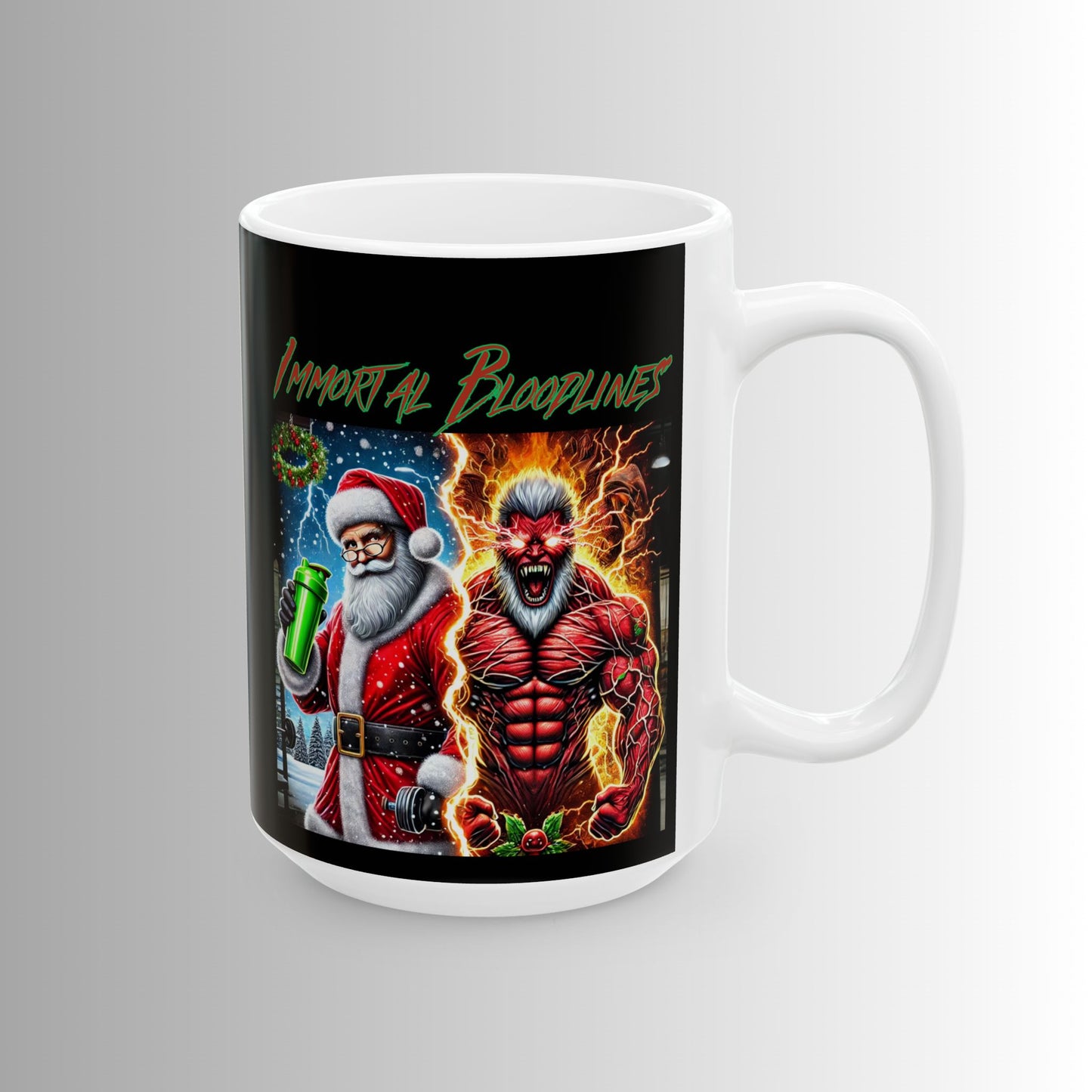 Immortal Bloodlines Jekyll and Hyde Gym Collection Santa Mug Special Edition - Mug - 11oz