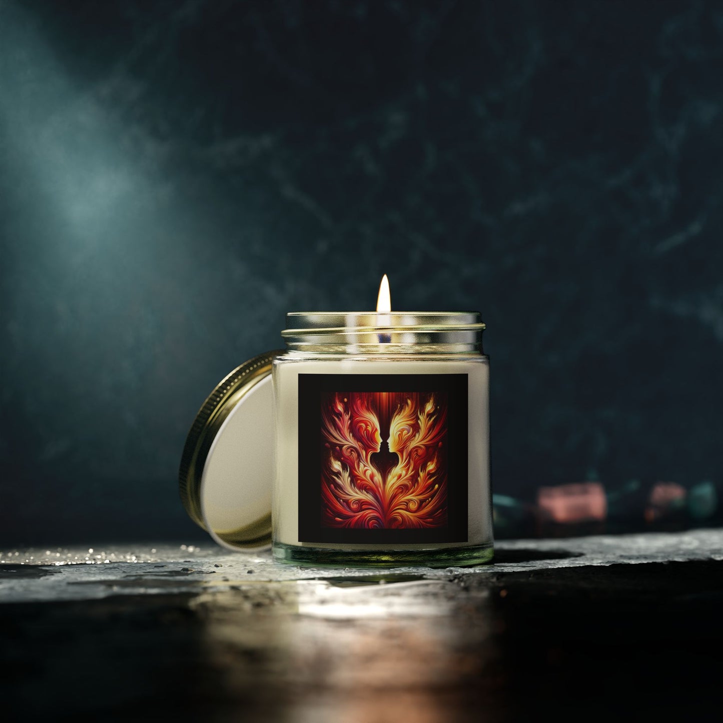 Eternal Flame Scented Candles - Coconut Apricot Wax (4oz, 9oz) - Perfect for Relaxation & Home Decor