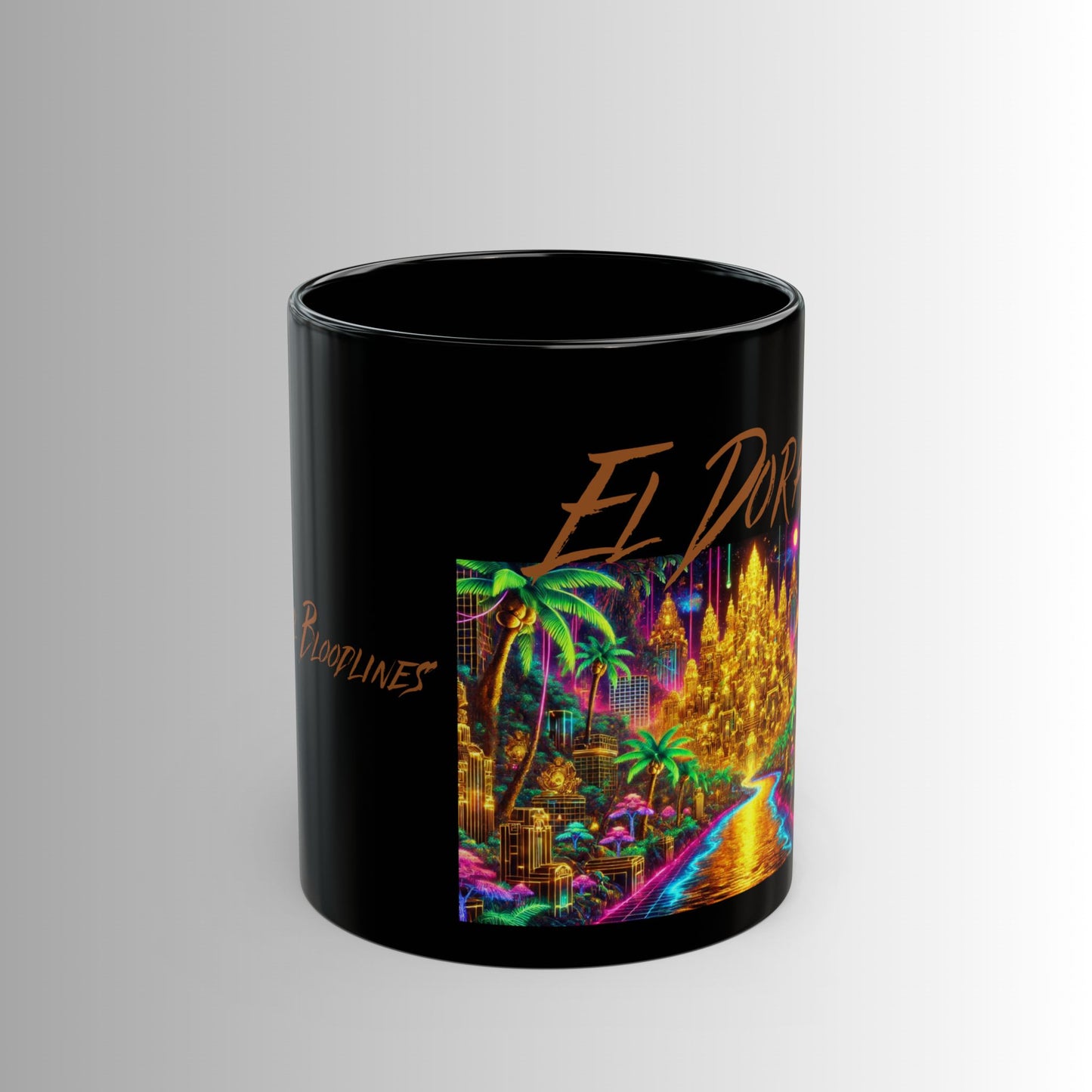 Immortal Bloodlines - El Dorado Mug - Vibrant Graphic Coffee Cup for Mythology Lovers