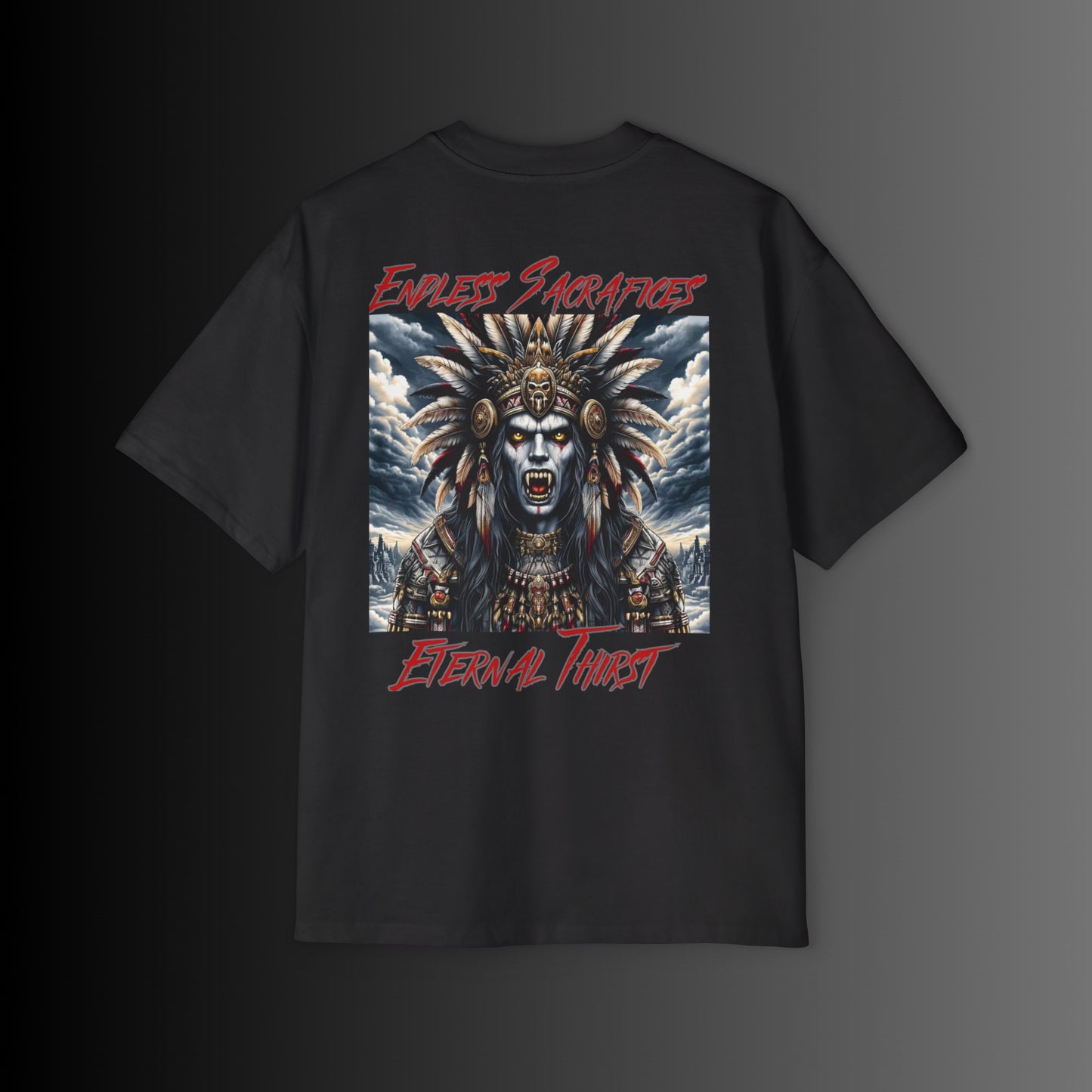 Curse of the Tlacaelel Aztec Priests Collection - Oversized Tee (GCC)