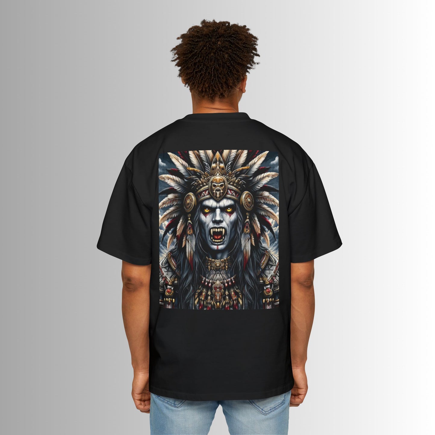 Curse of the Tlacaelel Aztec Priests Collection - Oversized Tee (GCC)