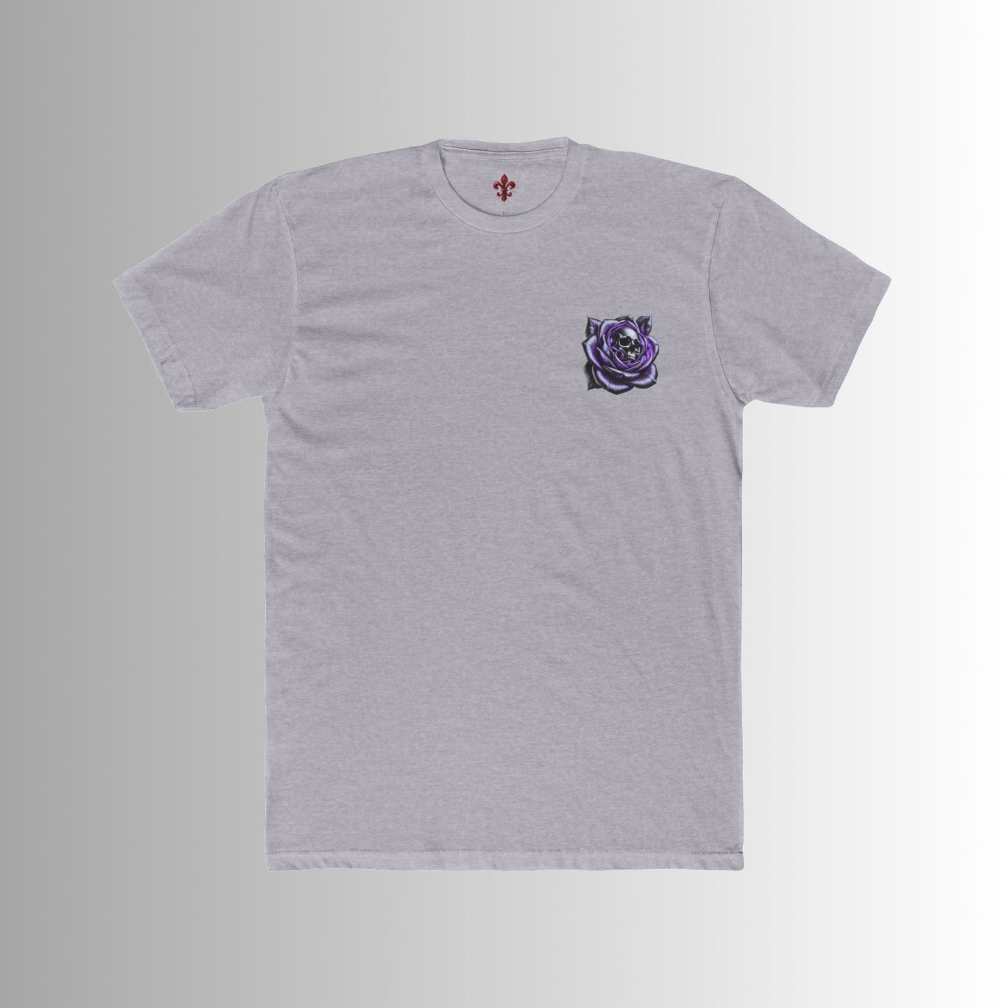 Skull Rose Logo - Purple