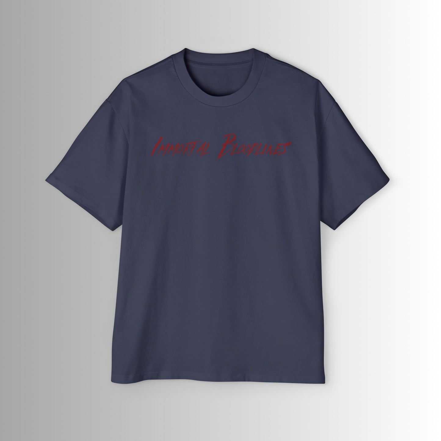 Oversized Tee - Immortal Bloodlines - Fleur de Lis Large Graphic Shirt