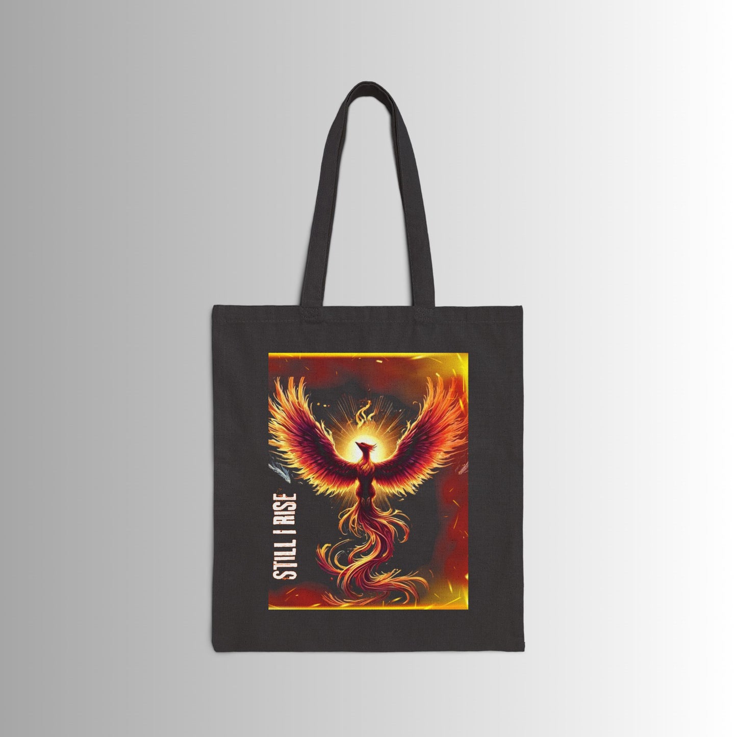 Immortal Bloodlines Phoenix Tote Bag - Tied by Fate - Stylish Canvas Shopper for Art Lovers (GCC)