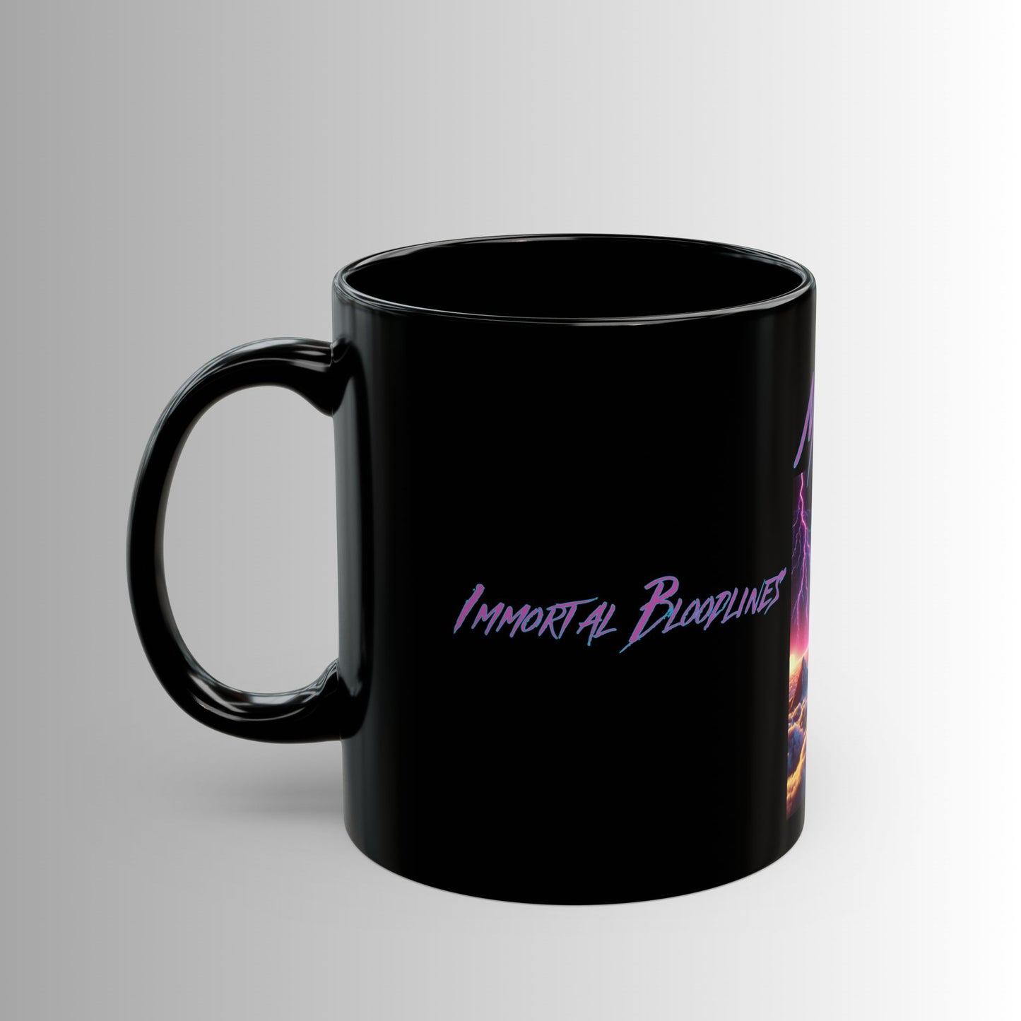 Immortal Bloodlines - Mount Olympus Mug - Vibrant Graphic Coffee Cup for Mythology Lovers