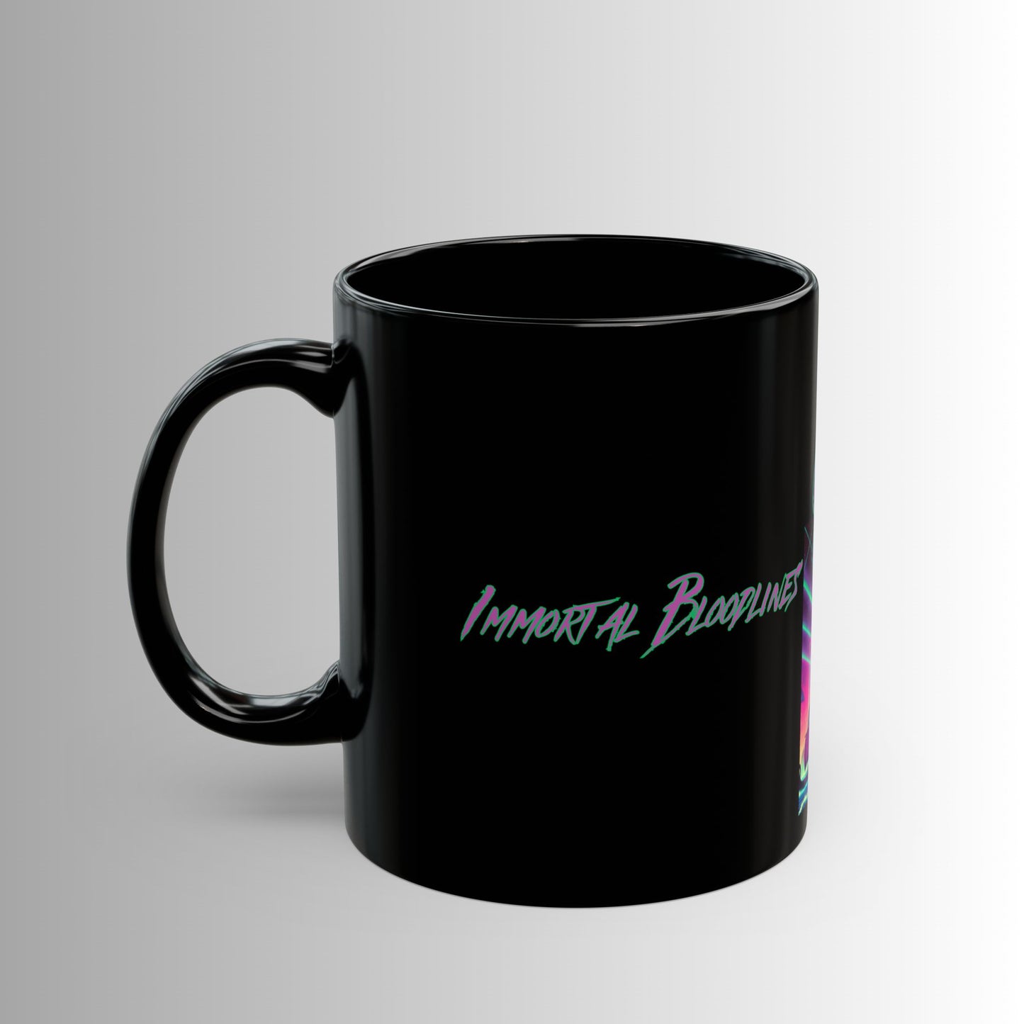 Immortal Bloodlines - Jomsborg: The Mythical Viking Stronghold Mug - Vibrant Graphic Coffee Cup for Mythology Lovers