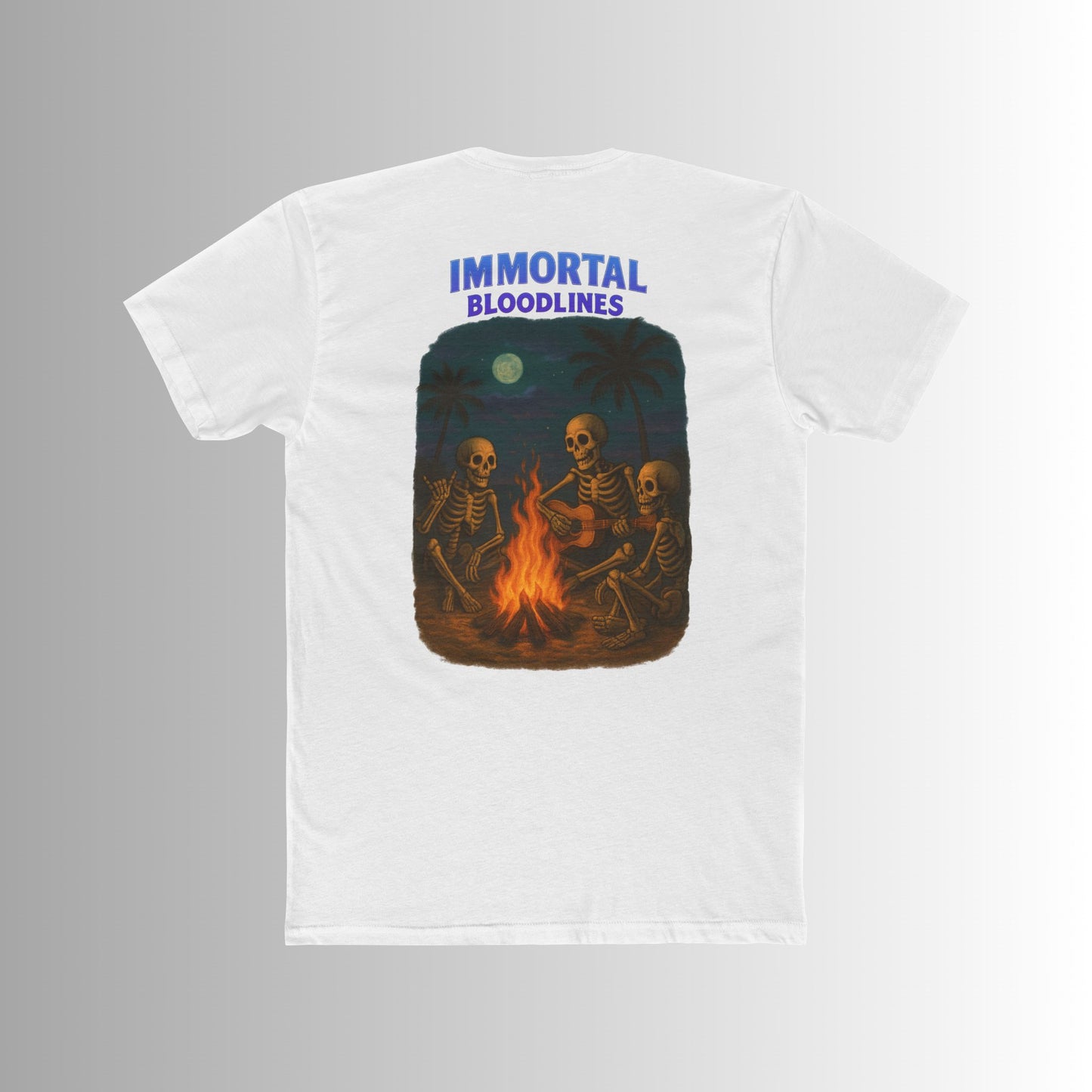 Surf-Inspired Unisex Cotton Crew Tee | Beach Vibes, Summer Style, Gift for Surfers, Casual Wear, Surf Forever, Immortal Bloodlines