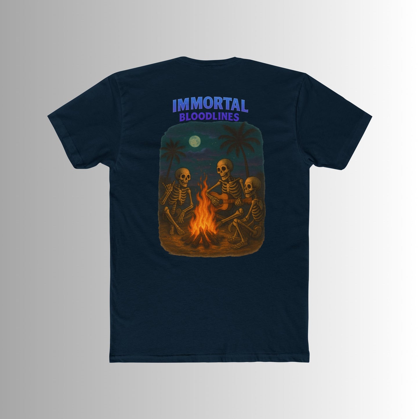 Surf-Inspired Unisex Cotton Crew Tee | Beach Vibes, Summer Style, Gift for Surfers, Casual Wear, Surf Forever, Immortal Bloodlines