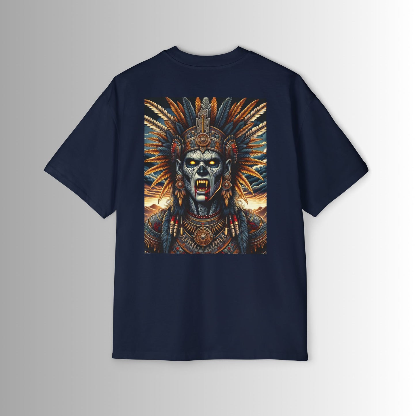 The Curse of the Tlacaelel - Aztec Priests Collection Oversized Tee