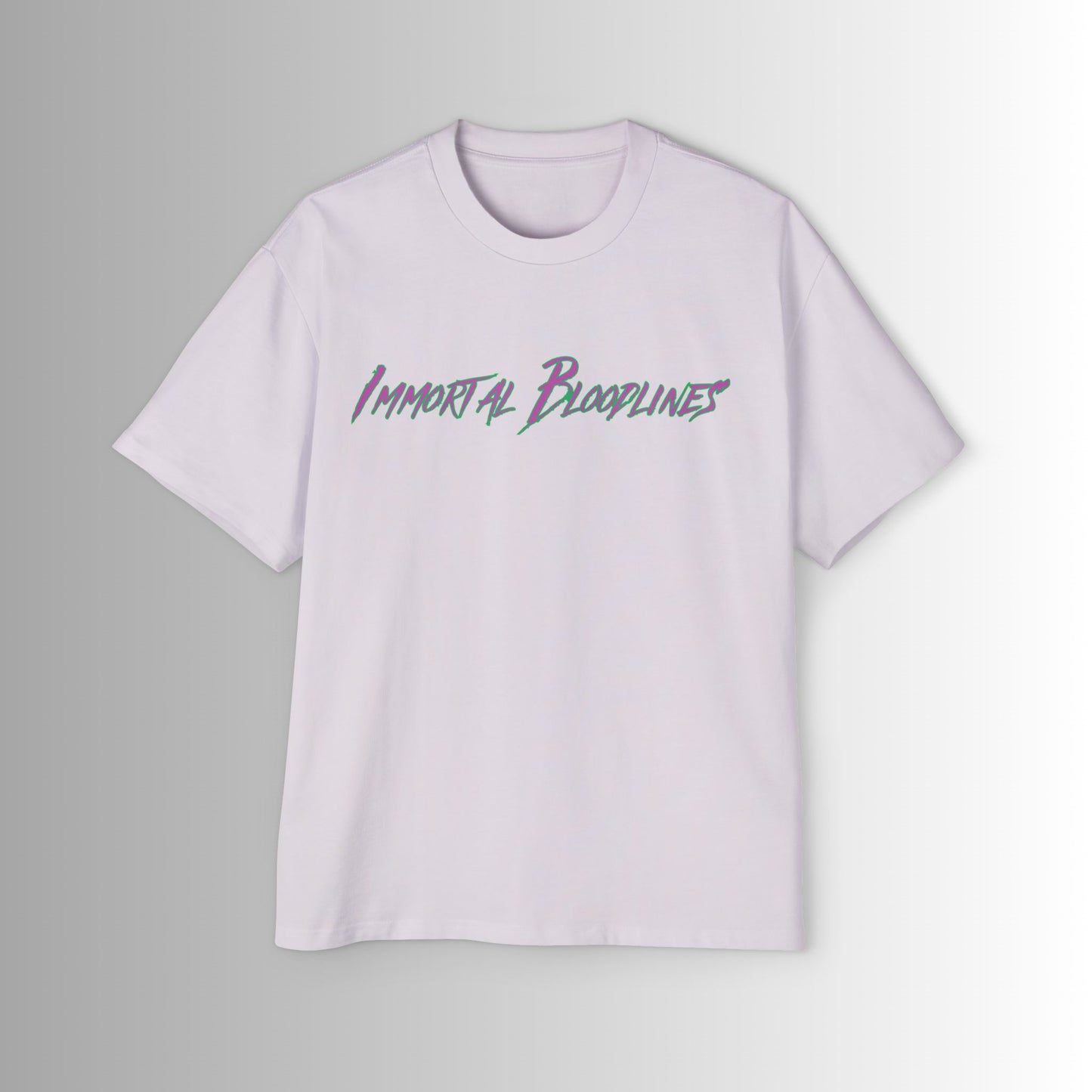 Immortal Bloodlines Men's Heavy Oversized Tee - Angkor Wat Graphic T-Shirt