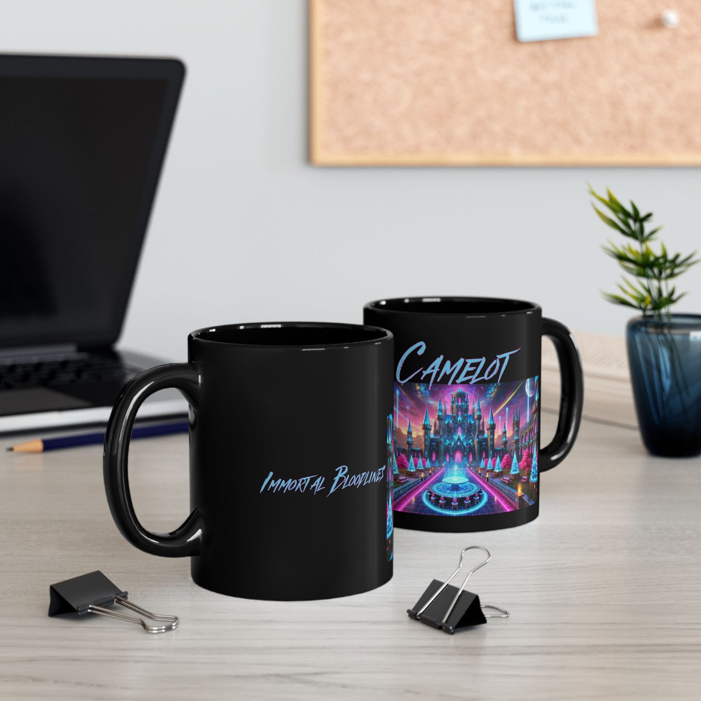 Immortal Bloodlines - Camelot Mug - Vibrant Graphic Coffee Cup for Mythology Lovers