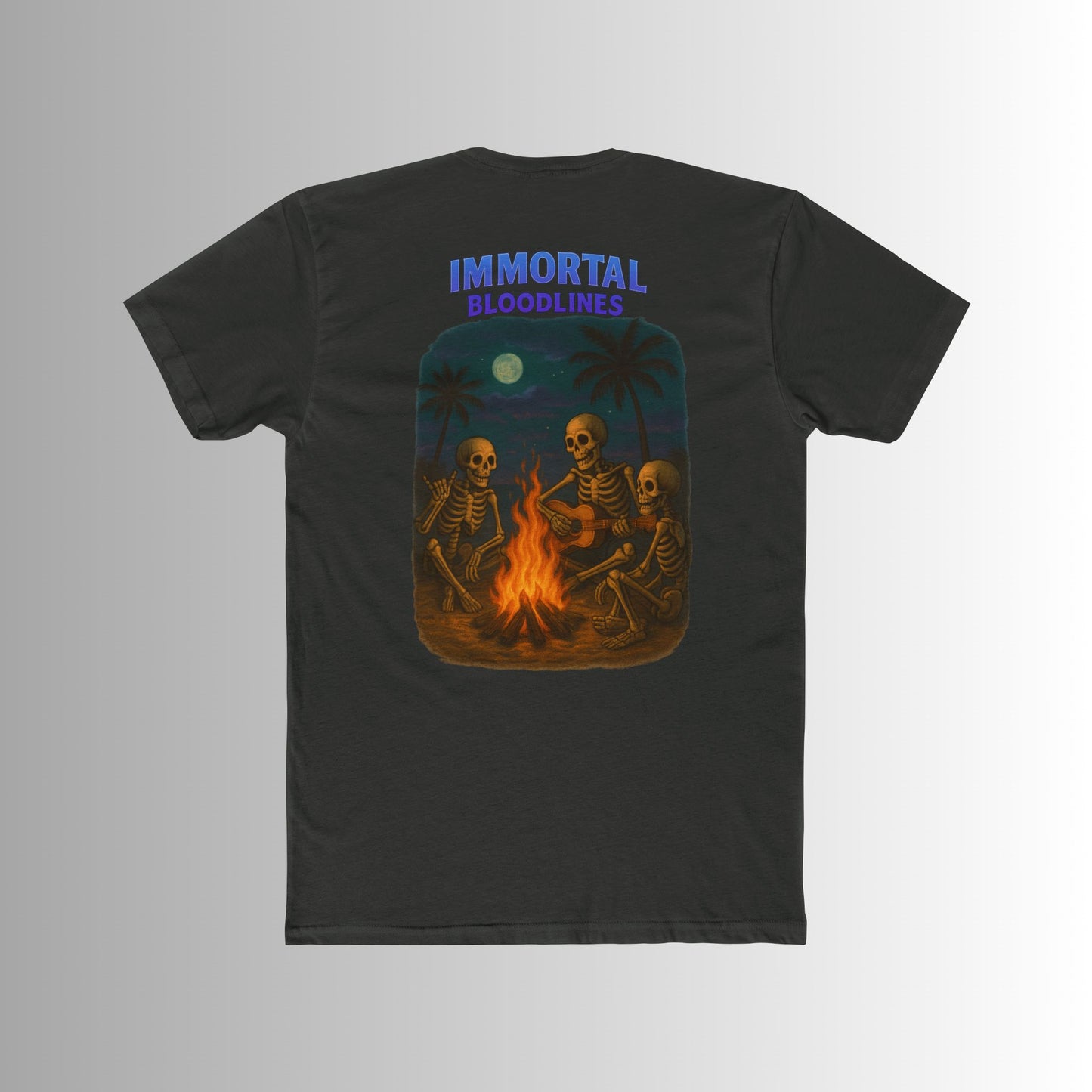 Surf-Inspired Unisex Cotton Crew Tee | Beach Vibes, Summer Style, Gift for Surfers, Casual Wear, Surf Forever, Immortal Bloodlines