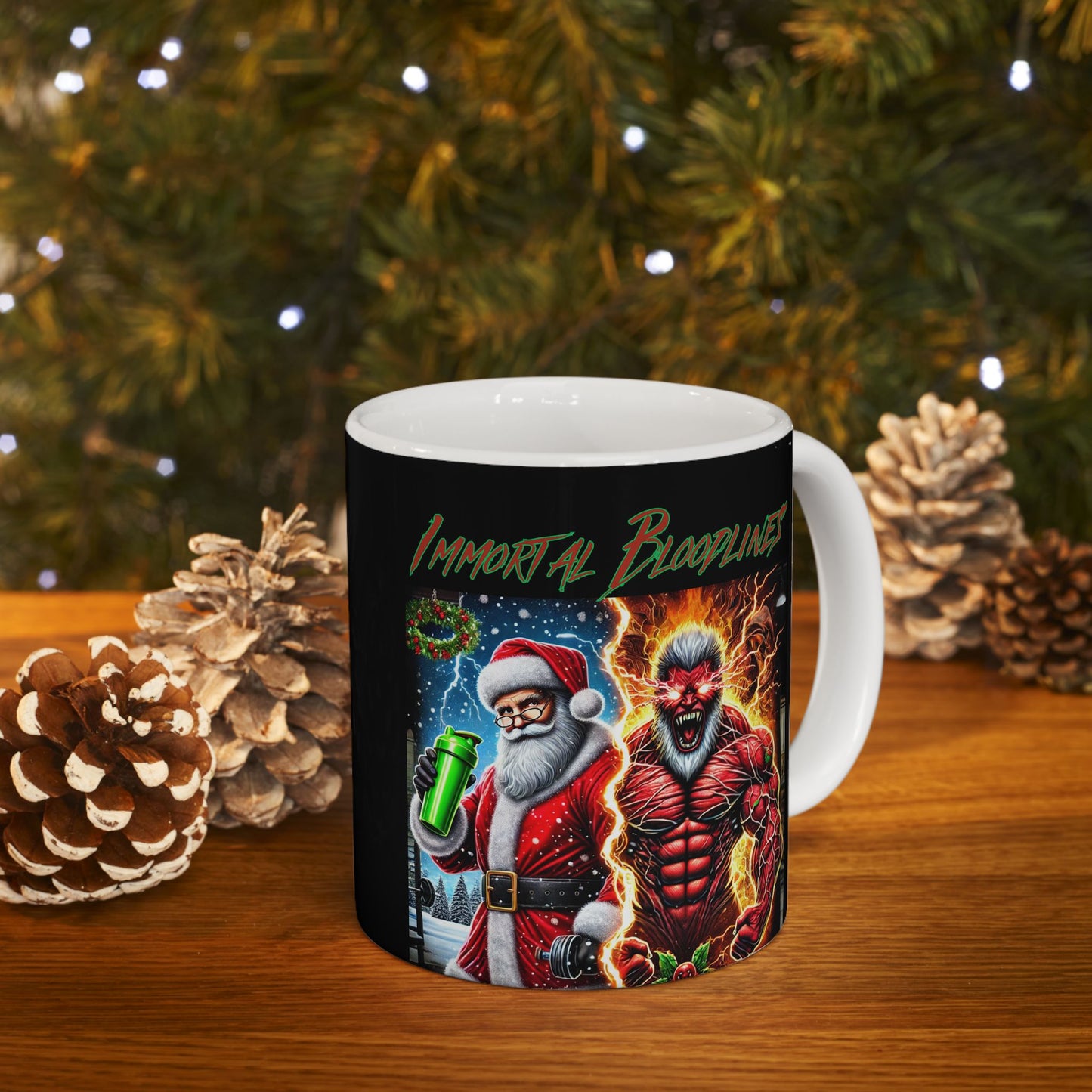 Immortal Bloodlines Jekyll and Hyde Gym Collection Santa Mug Special Edition - Mug - 11oz
