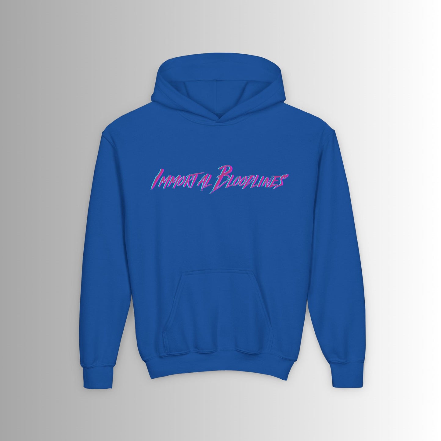 Youth Heavy Blend Hoodie - 'Immortal Bloodlines' Logo