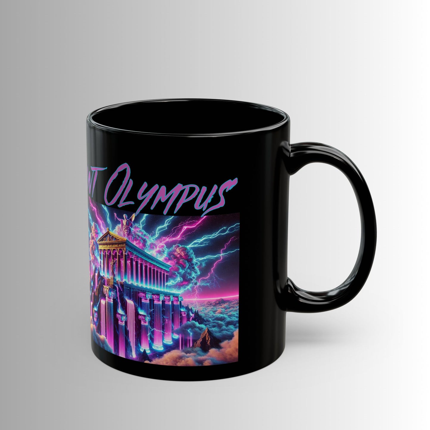 Immortal Bloodlines - Mount Olympus Mug - Vibrant Graphic Coffee Cup for Mythology Lovers