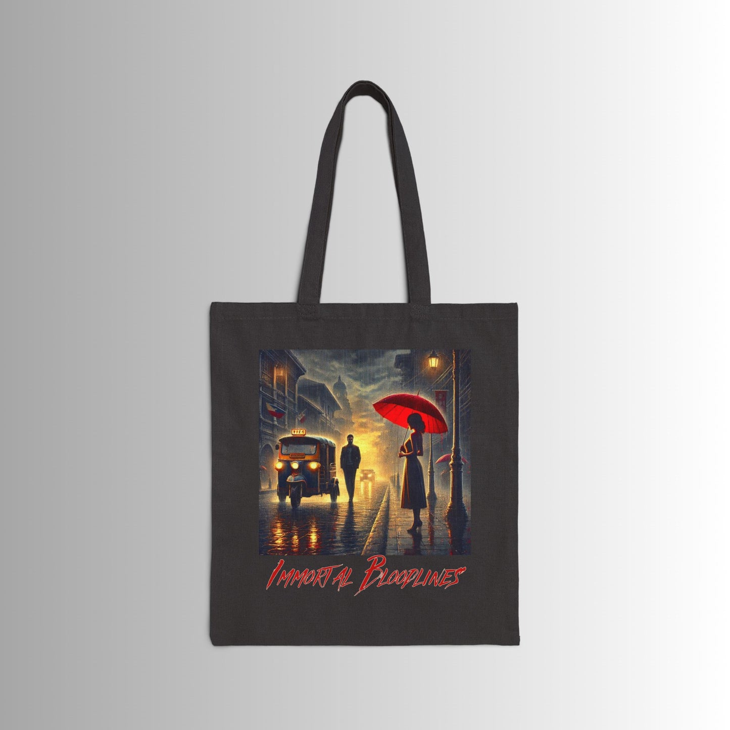 Immortal Bloodlines Gothic Tote Bag - Stylish Canvas Shopper for Art Lovers - First Glance 4 (GCC)