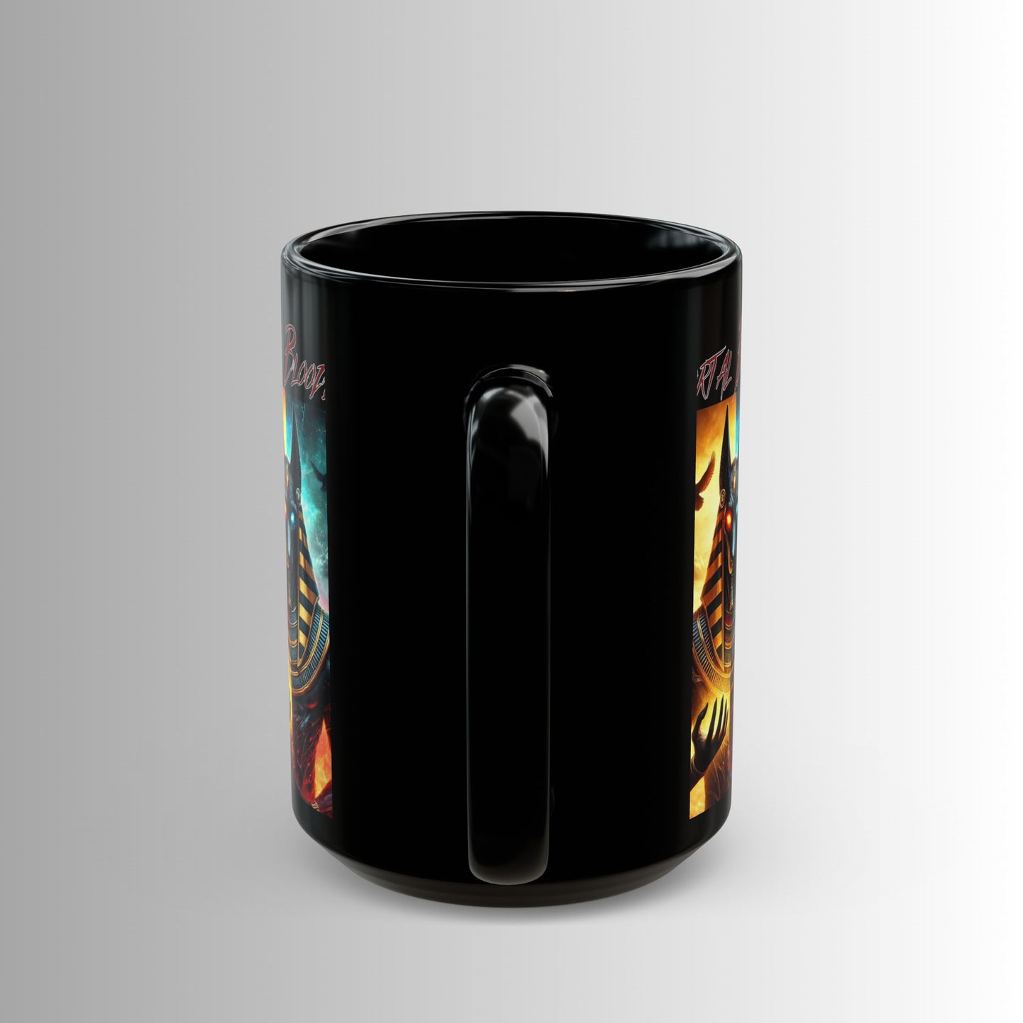 Immortal Bloodlines- God's Collection (Anubis) - Black Mug — (11oz & 15oz)