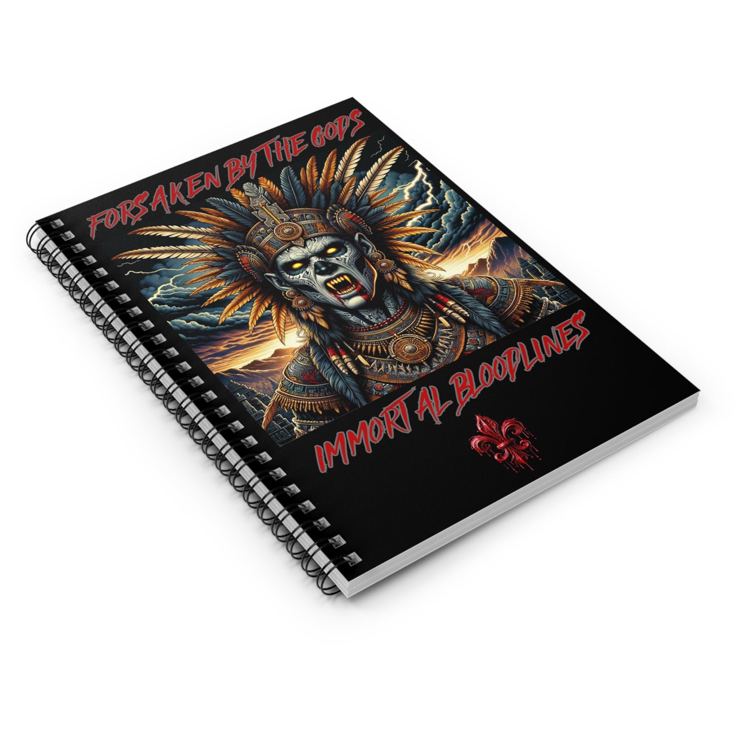 Aztec Spiral Notebook - Ruled Line