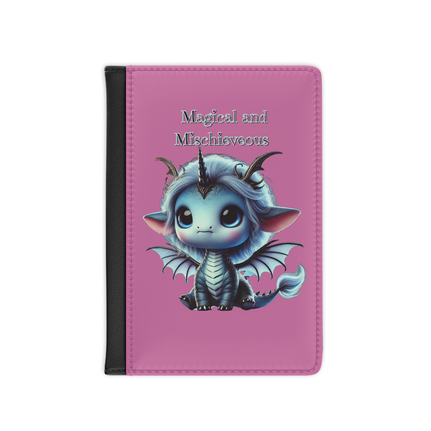 Magical and Mischievous Cute Dragon Passport Cover