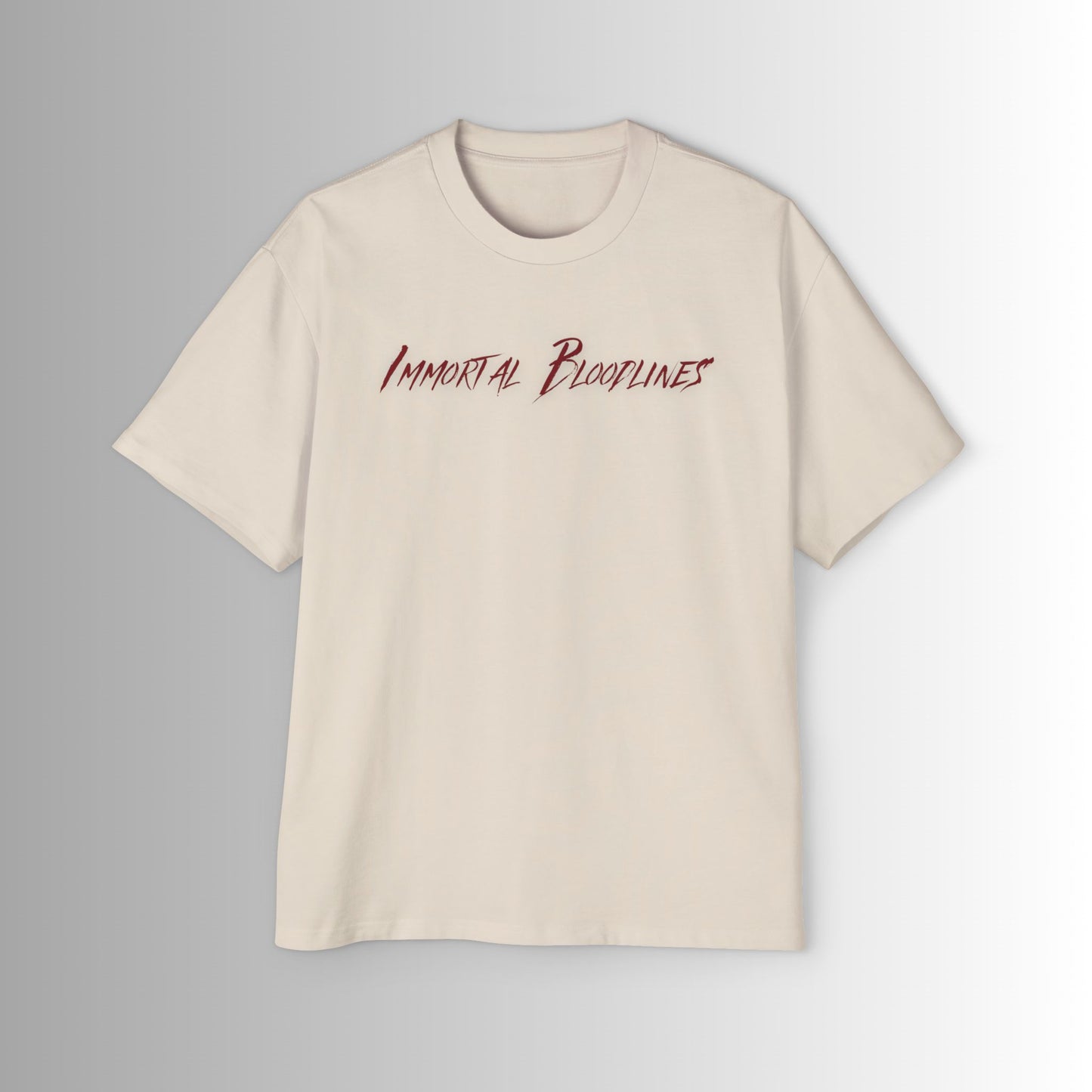 Men's Oversized Tee - Immortal Bloodlines - 'Forge Your Legacy' Graphic Shirt