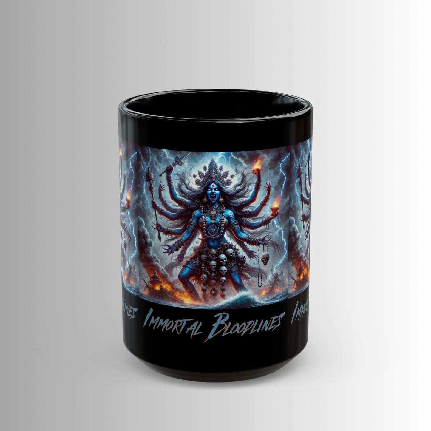 Immortal Bloodlines- God's Collection (Kali) -  Black Mug — (11oz & 15oz)