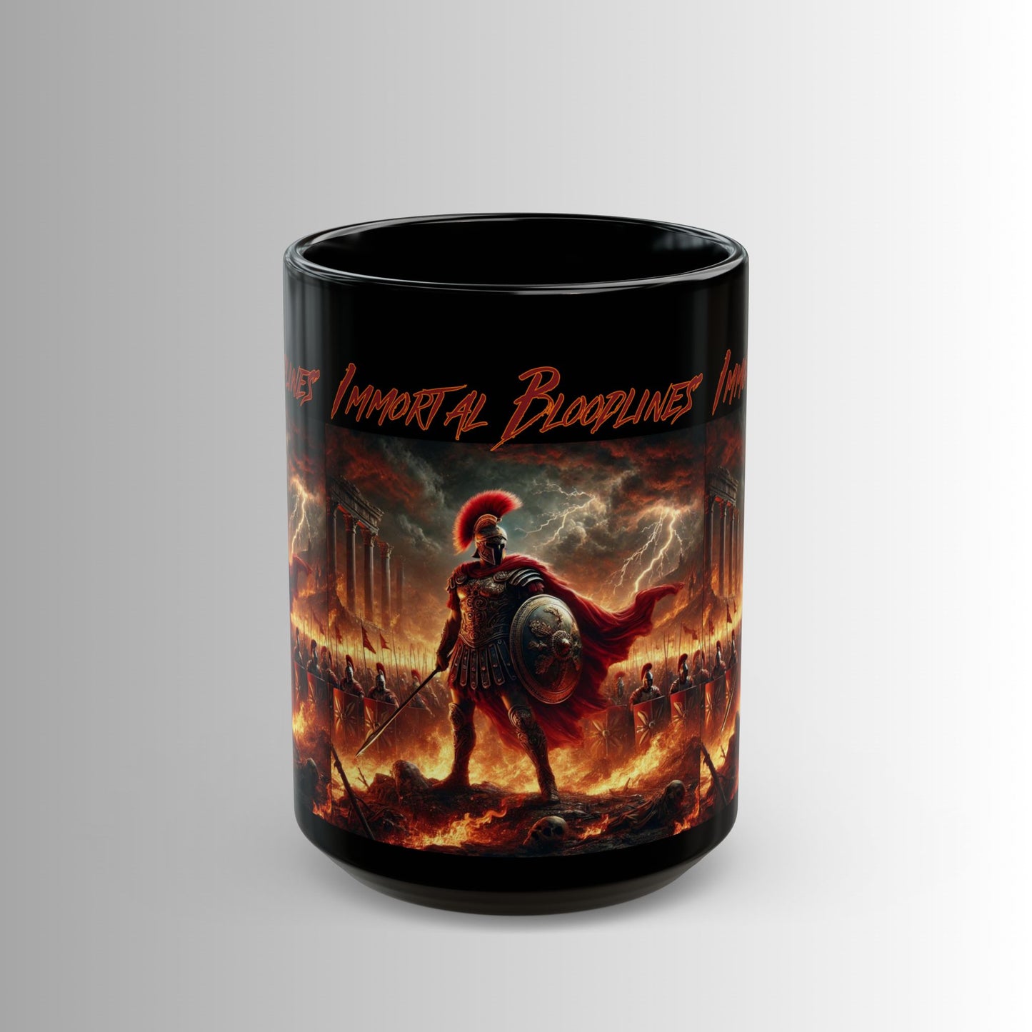 Immortal Bloodlines- God's Collection (Mars) -  Black Mug — (11oz & 15oz)