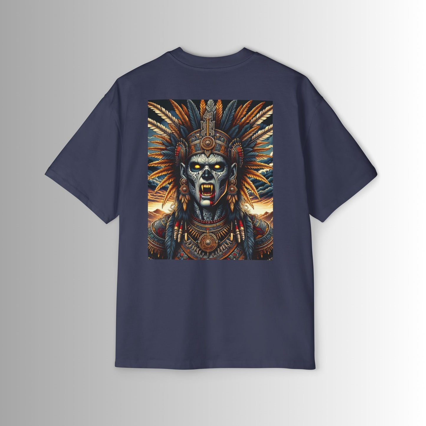 The Curse of the Tlacaelel - Aztec Priests Collection Oversized Tee