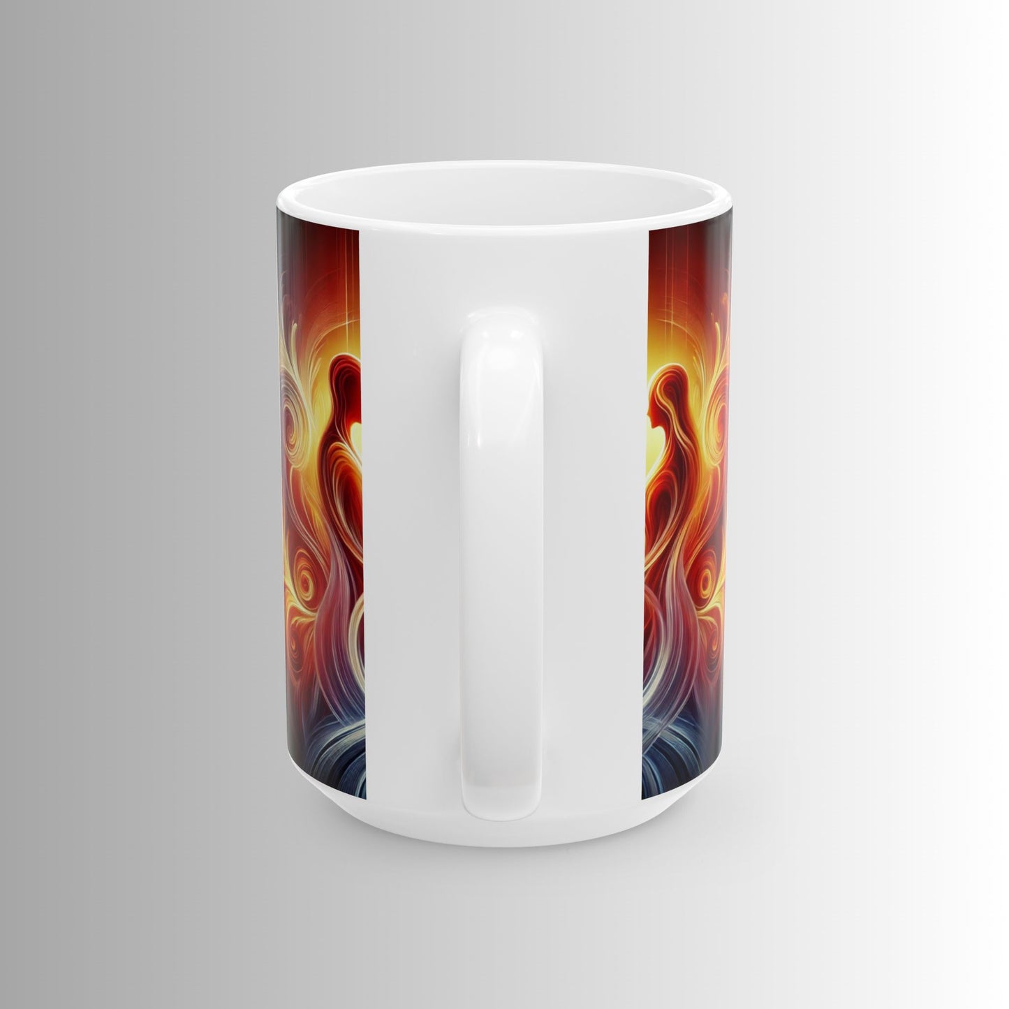 Eternal Flame - Immortal Love Collection - Unique 11oz & 15oz Love Design for Coffee & Tea Lovers