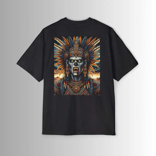 The Curse of the Tlacaelel - Aztec Priests Collection Oversized Tee