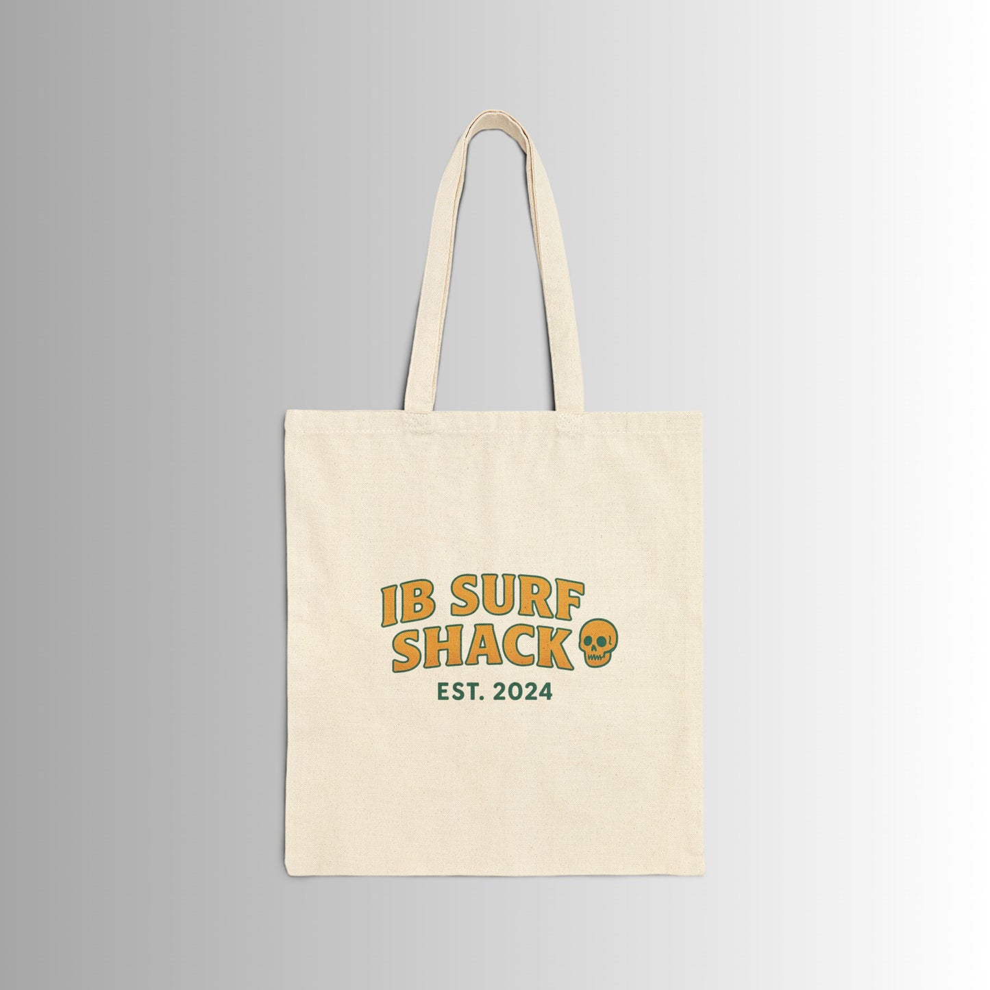 Surf-Inspired Cotton Canvas Tote Bag - Perfect for Beach Lovers, Eco-Friendly Shopping, Gifts for Surfers, Summer Adventures