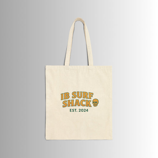 Surf-Inspired Cotton Canvas Tote Bag - Perfect for Beach Lovers, Eco-Friendly Shopping, Gifts for Surfers, Summer Adventures