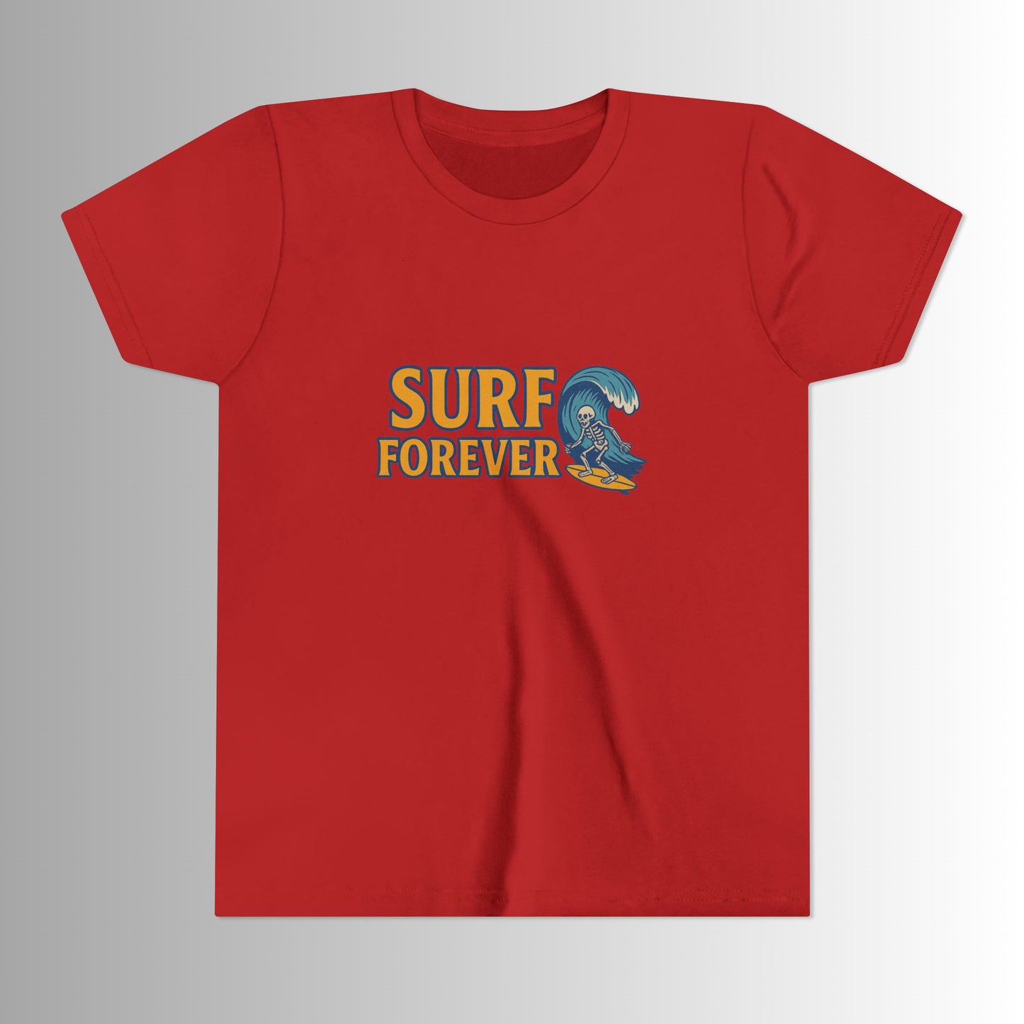 Surf Forever Large Print Youth Tee