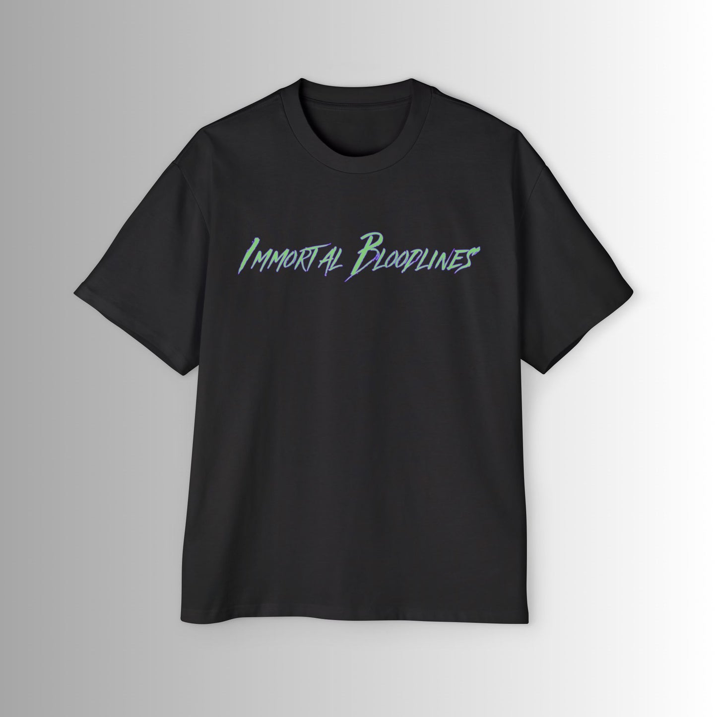 Immortal Bloodlines Men's Heavy Oversized Tee - Atlantis Graphic T-Shirt