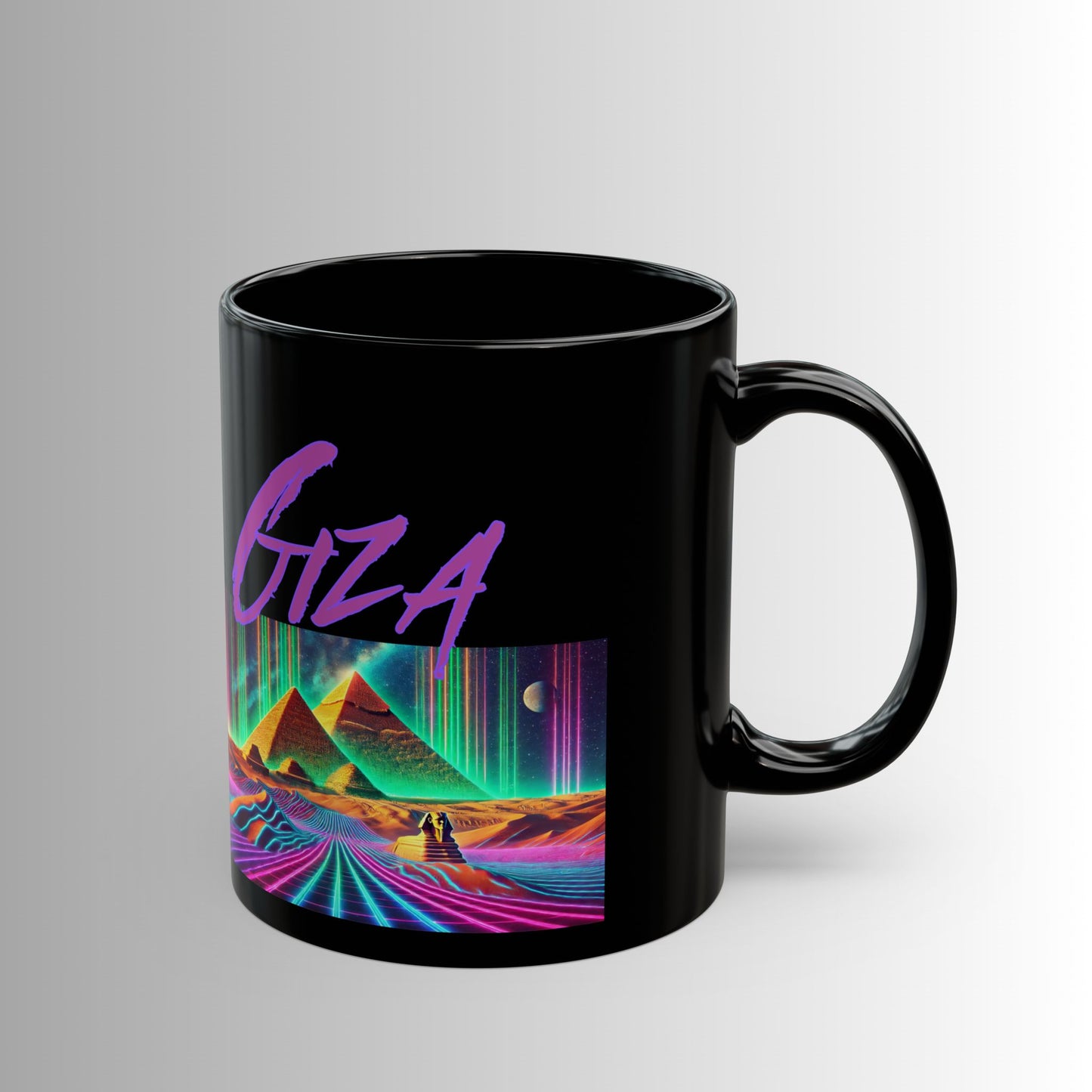 Immortal Bloodlines - Giza Mug - Vibrant Graphic Coffee Cup for Mythology Lovers