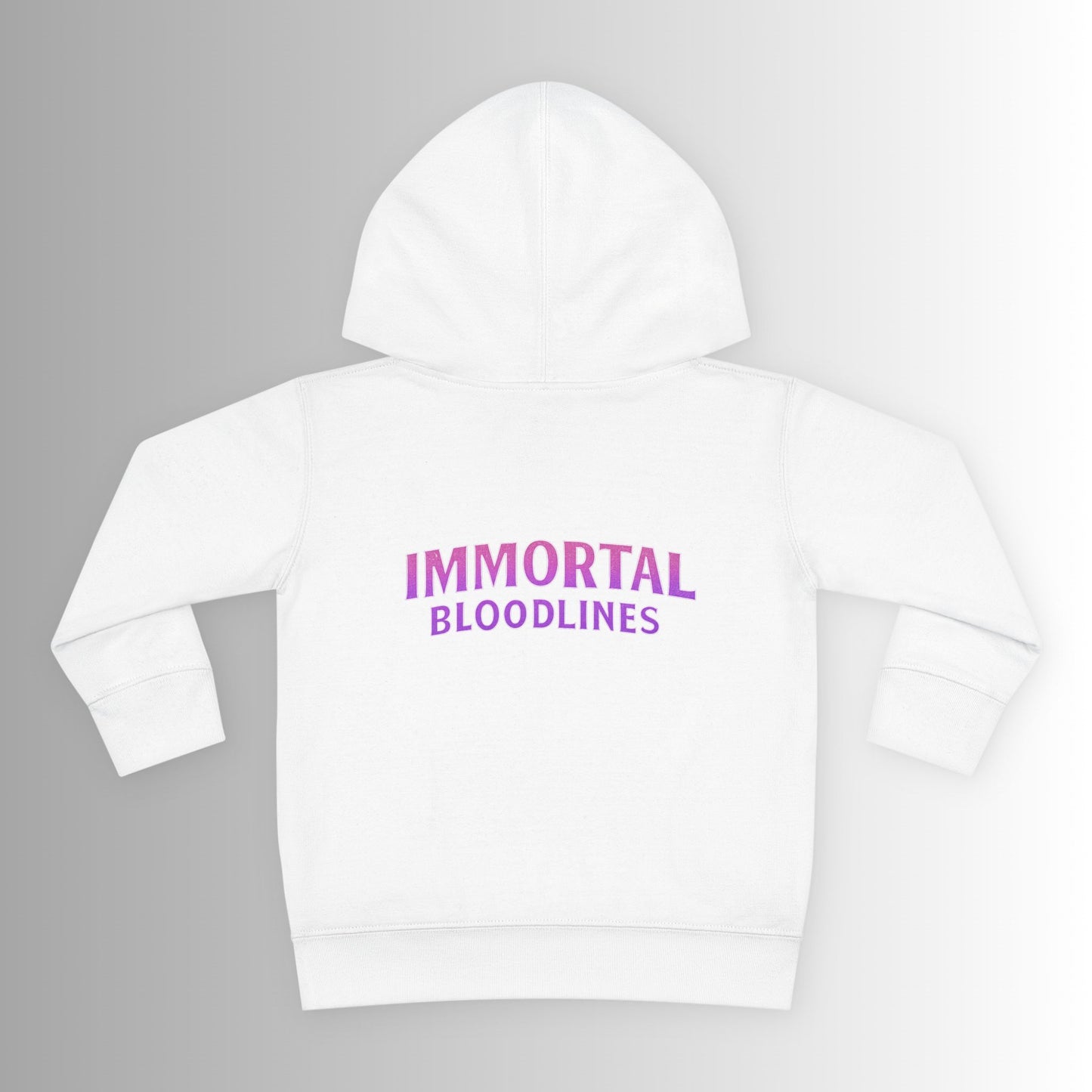 Toddler Hoodie — Neon 'Summer Vibes' Skeleton Pullover