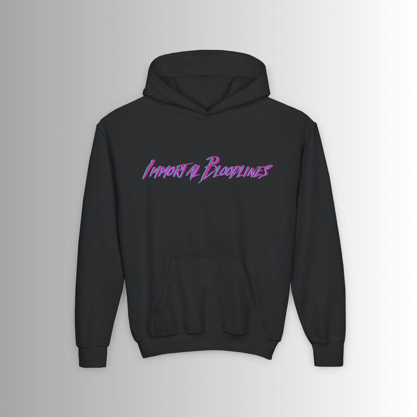 Youth Heavy Blend Hoodie - 'Immortal Bloodlines' Logo